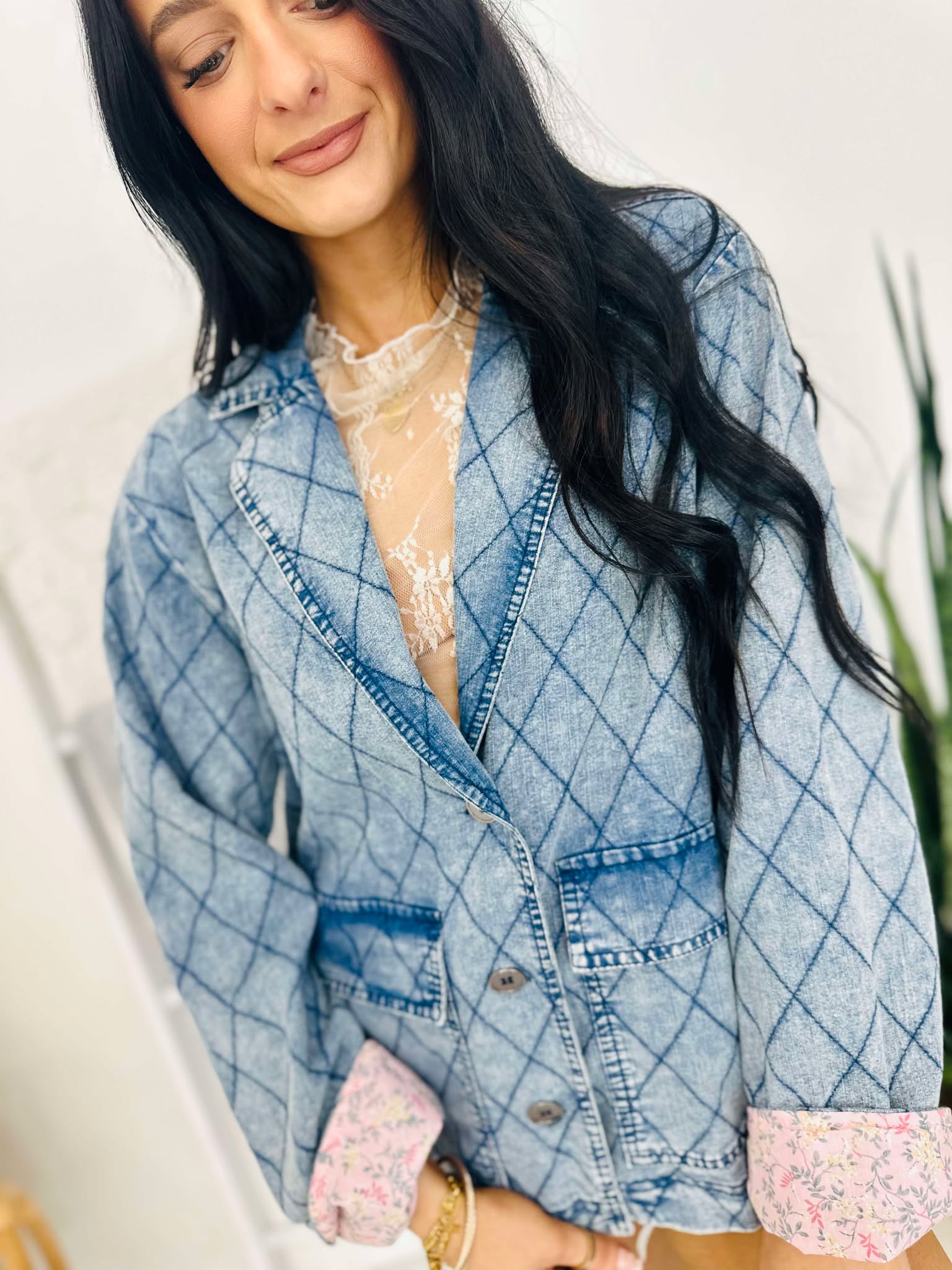 Boss Babe Denim Blazer