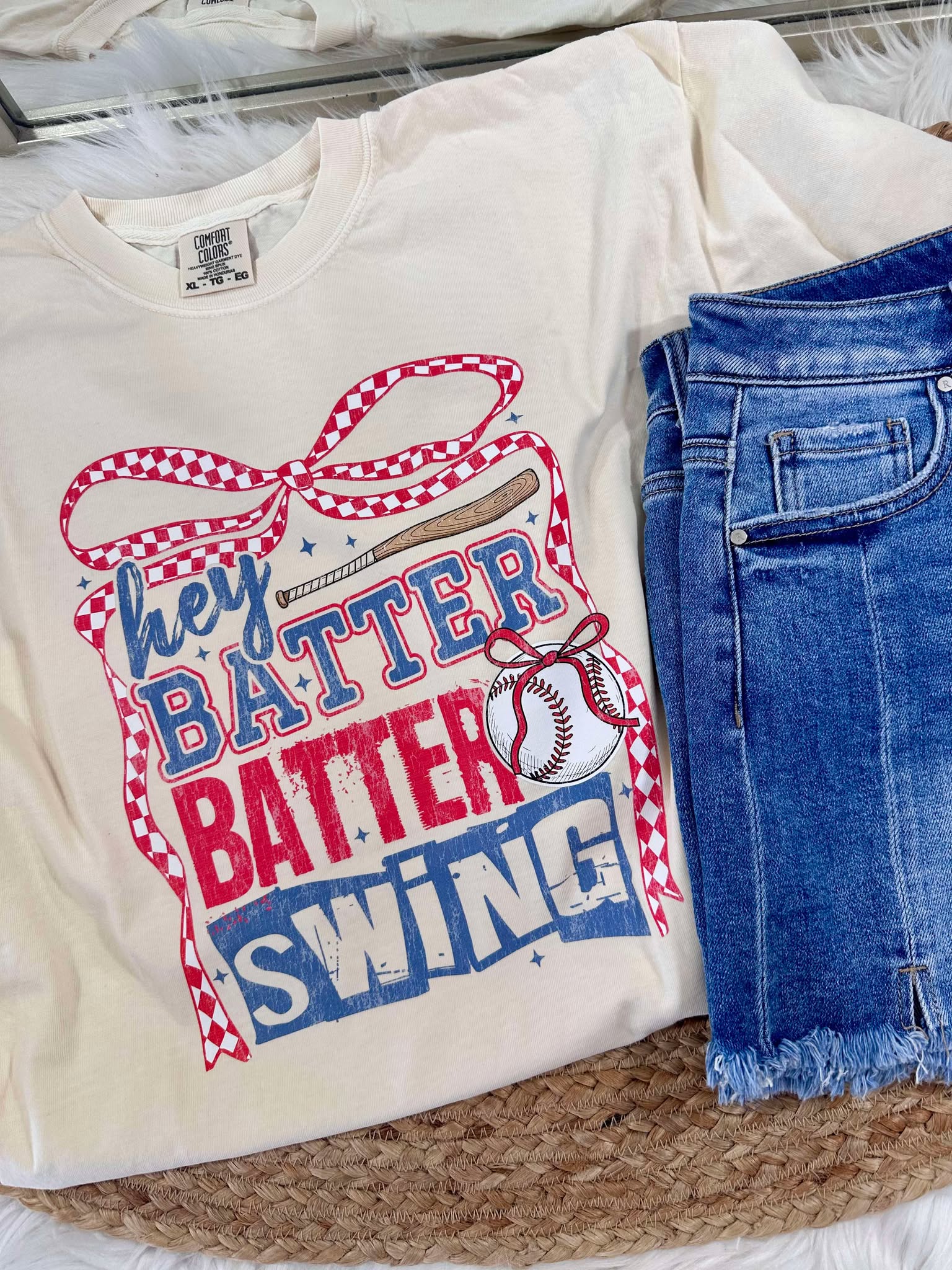 Hey Batter Batter Graphic Tee