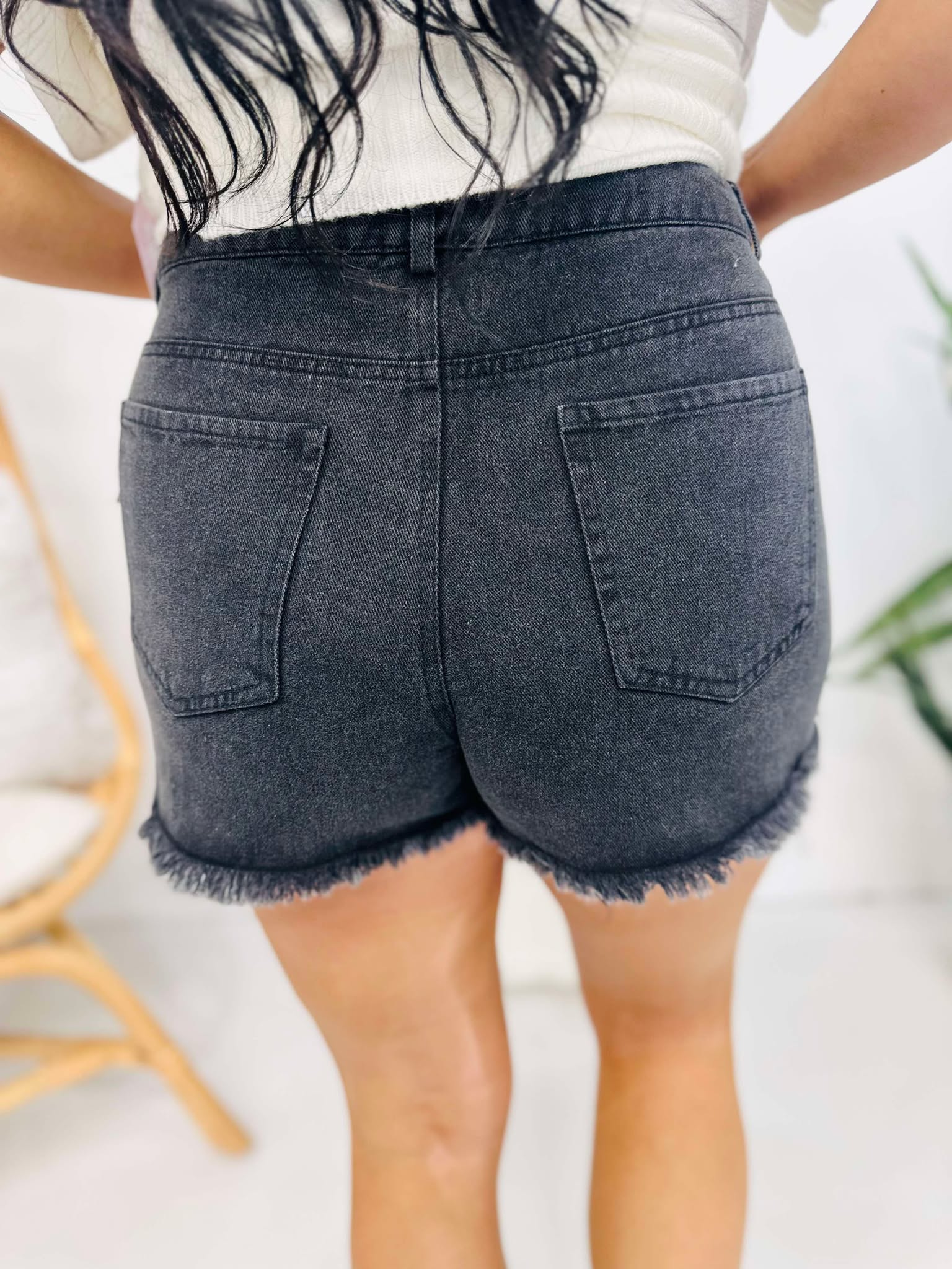 Comfort Is Key Denim Shorts