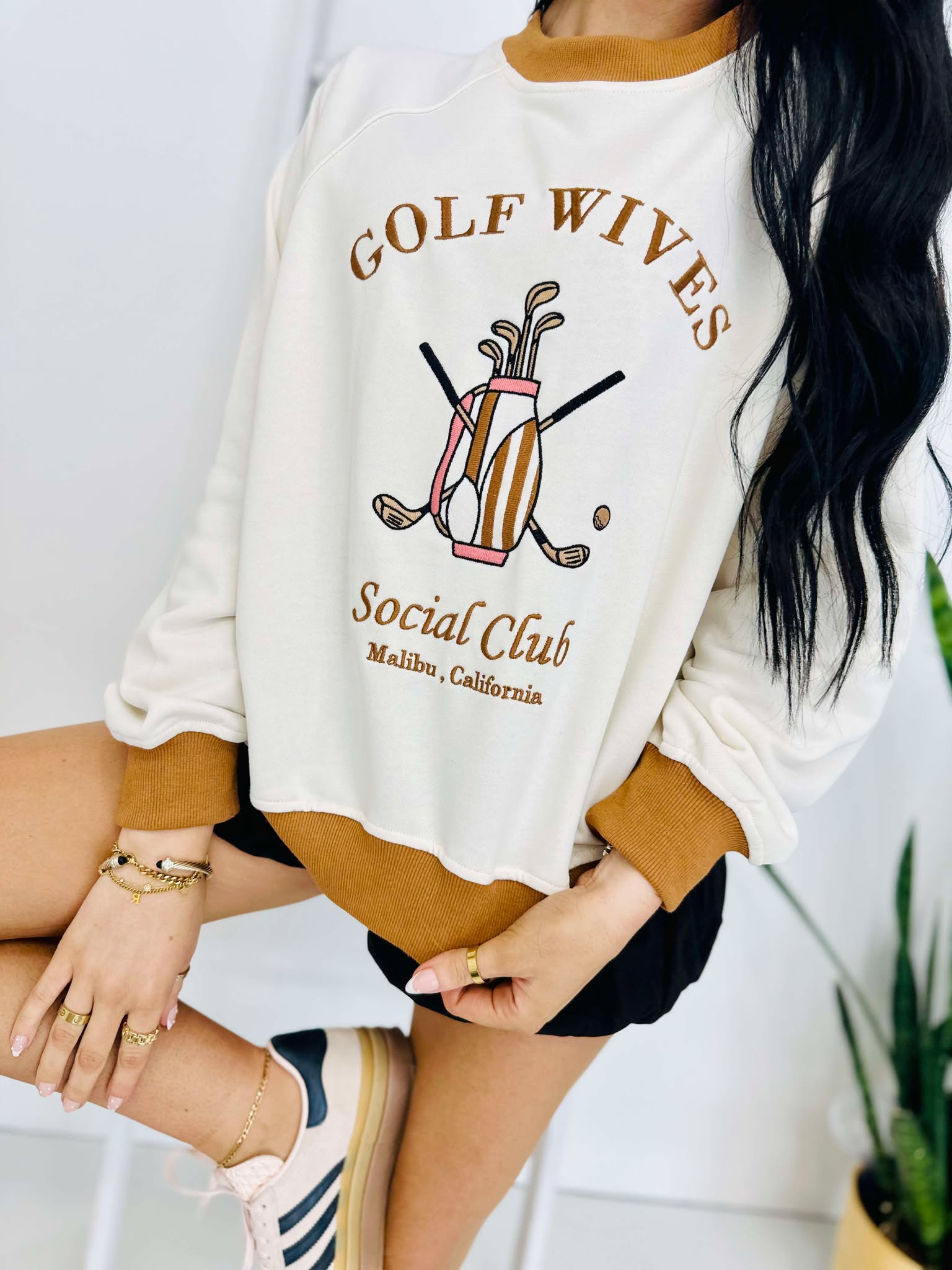 Golf Wives Social Club Raglan Pullover