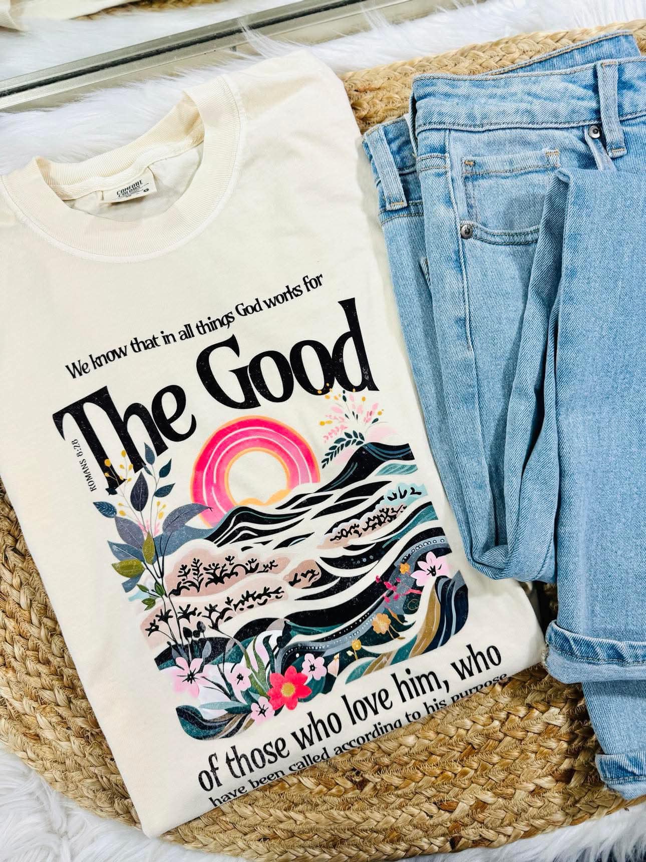 Romans 8:28 Graphic Tee