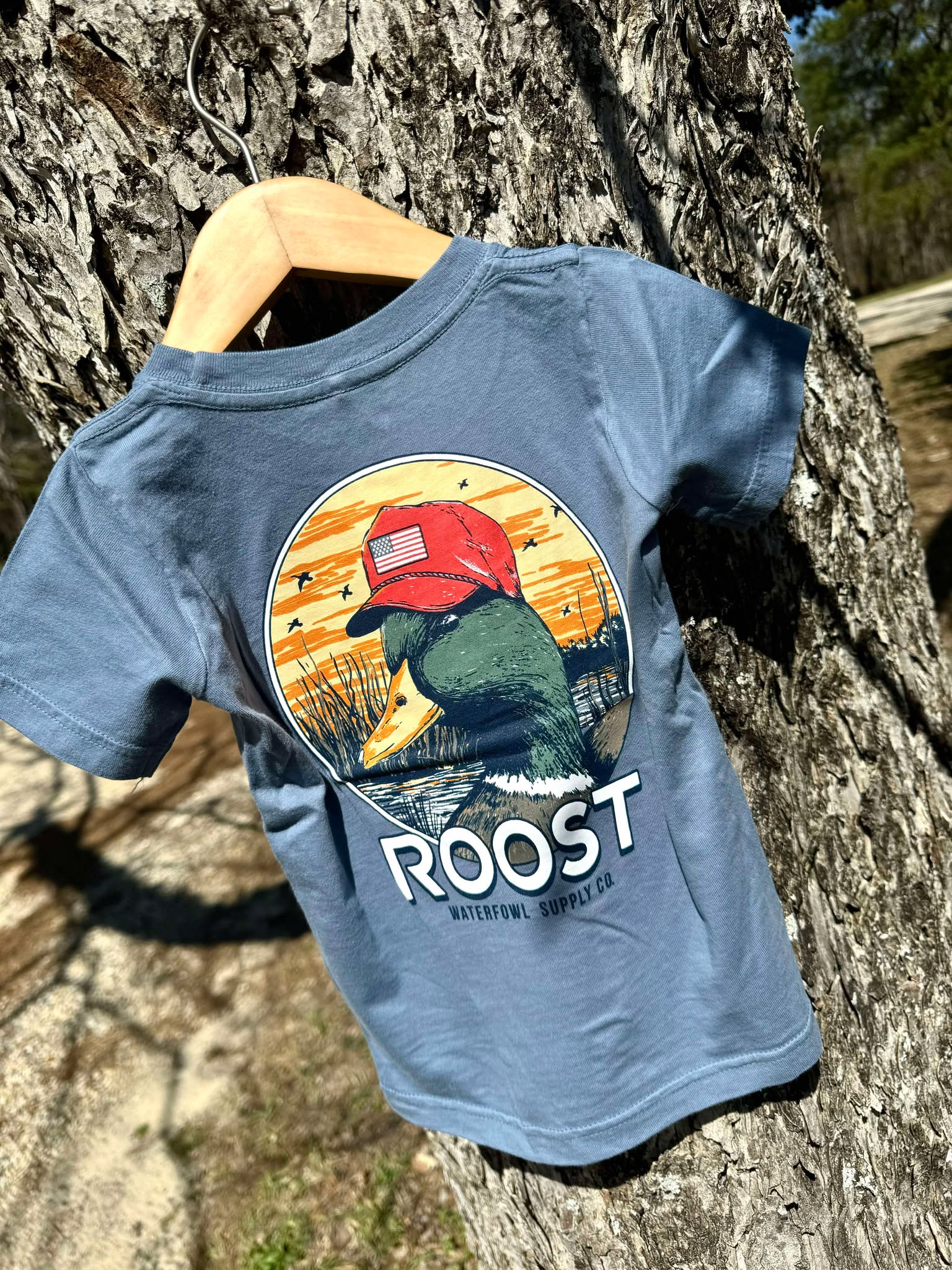 Youth Roost Duck With Hat Tee