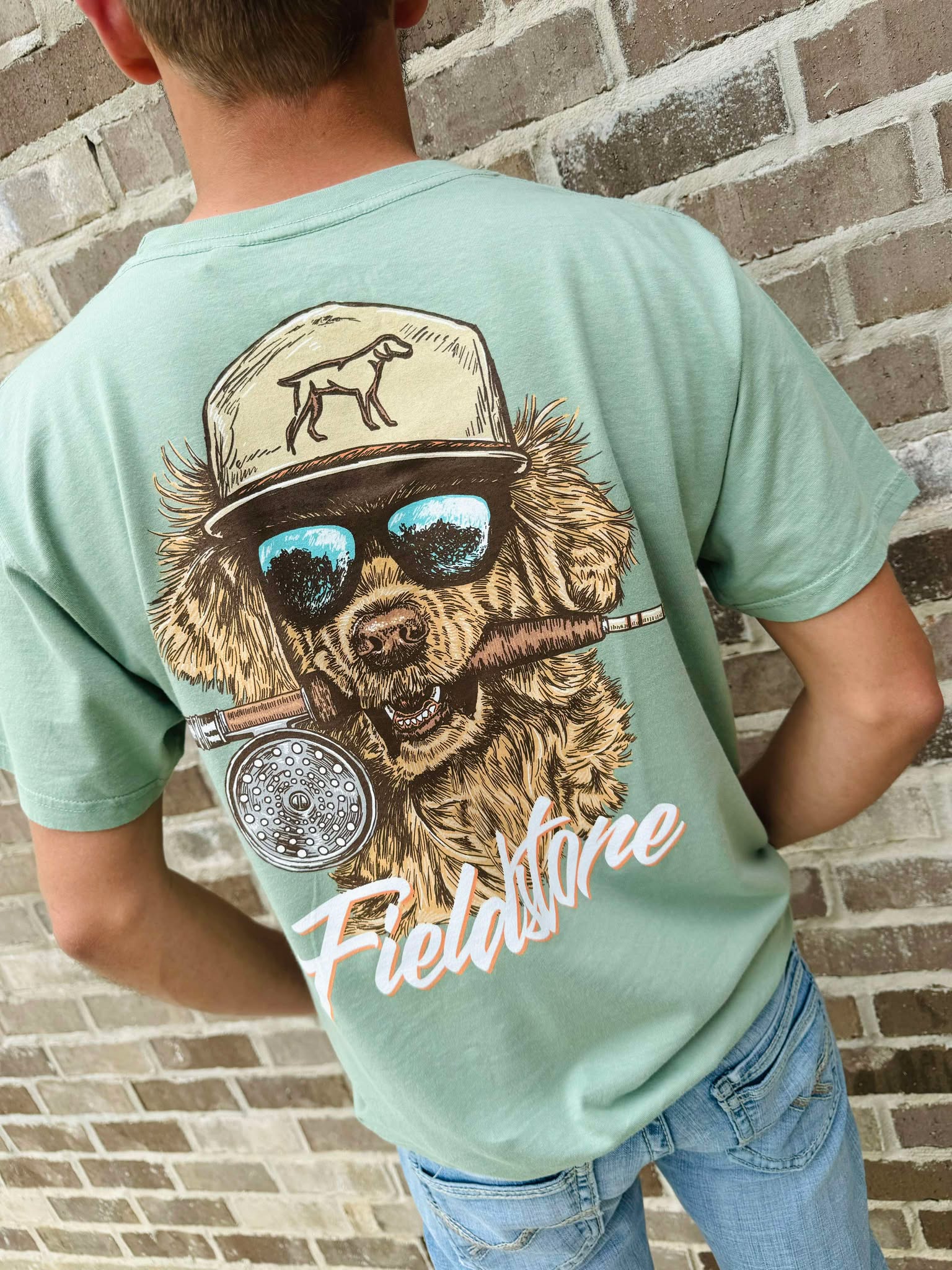 Fieldstone Bay Retriever Reel Tee