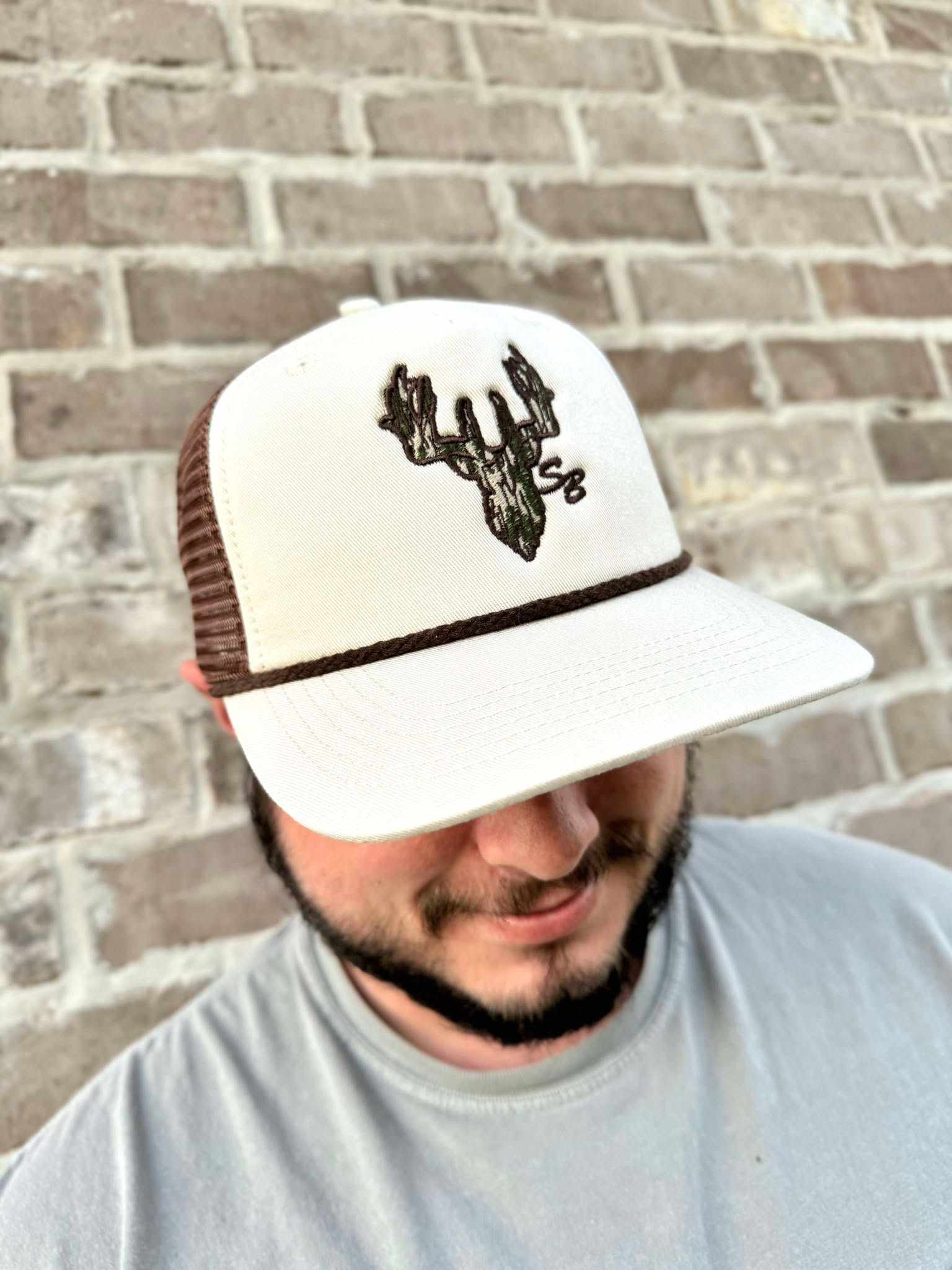 Speckle Bellies Camo Deer Rope Hat