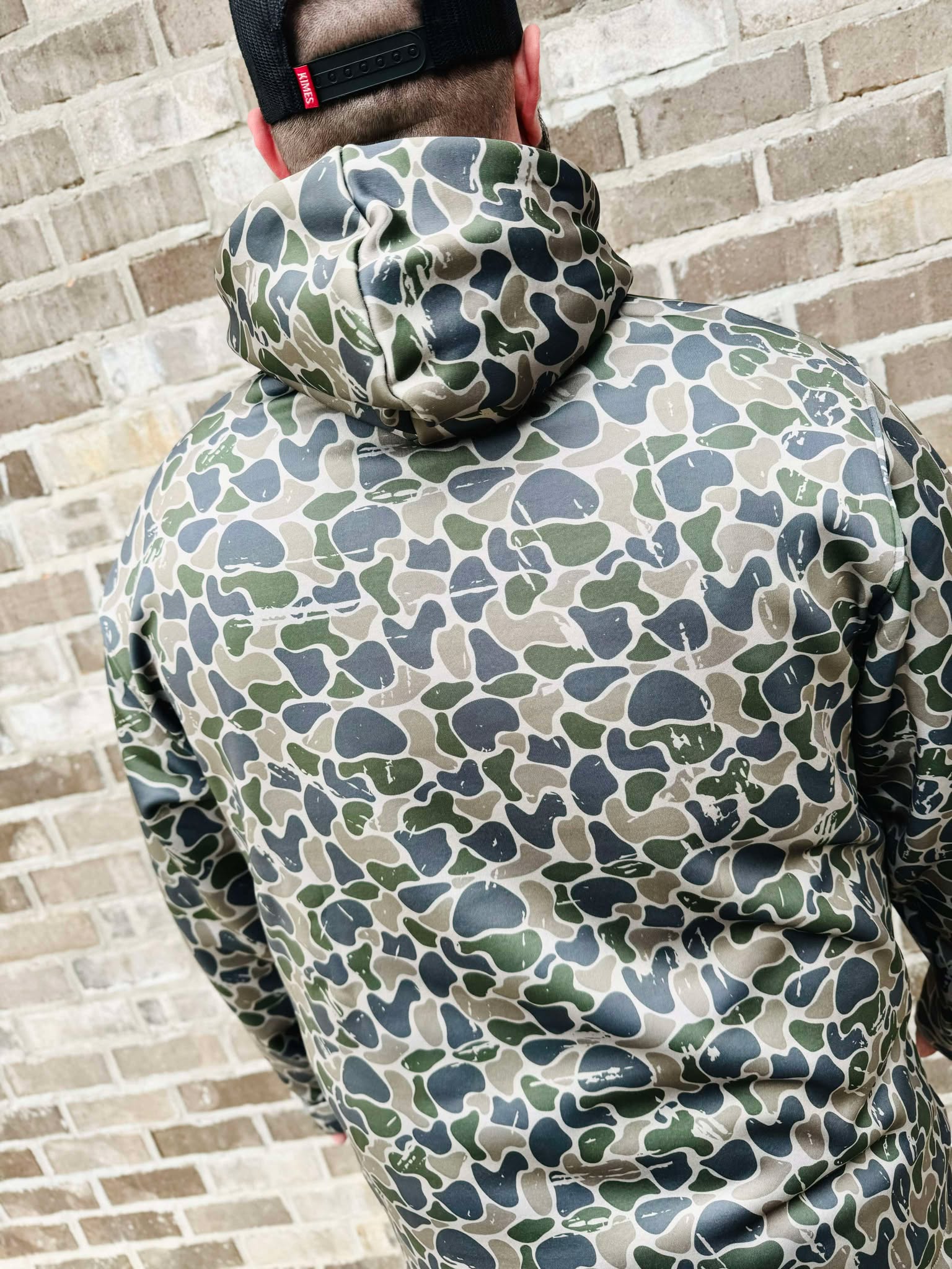 Fieldstone Script Camo Hoodie