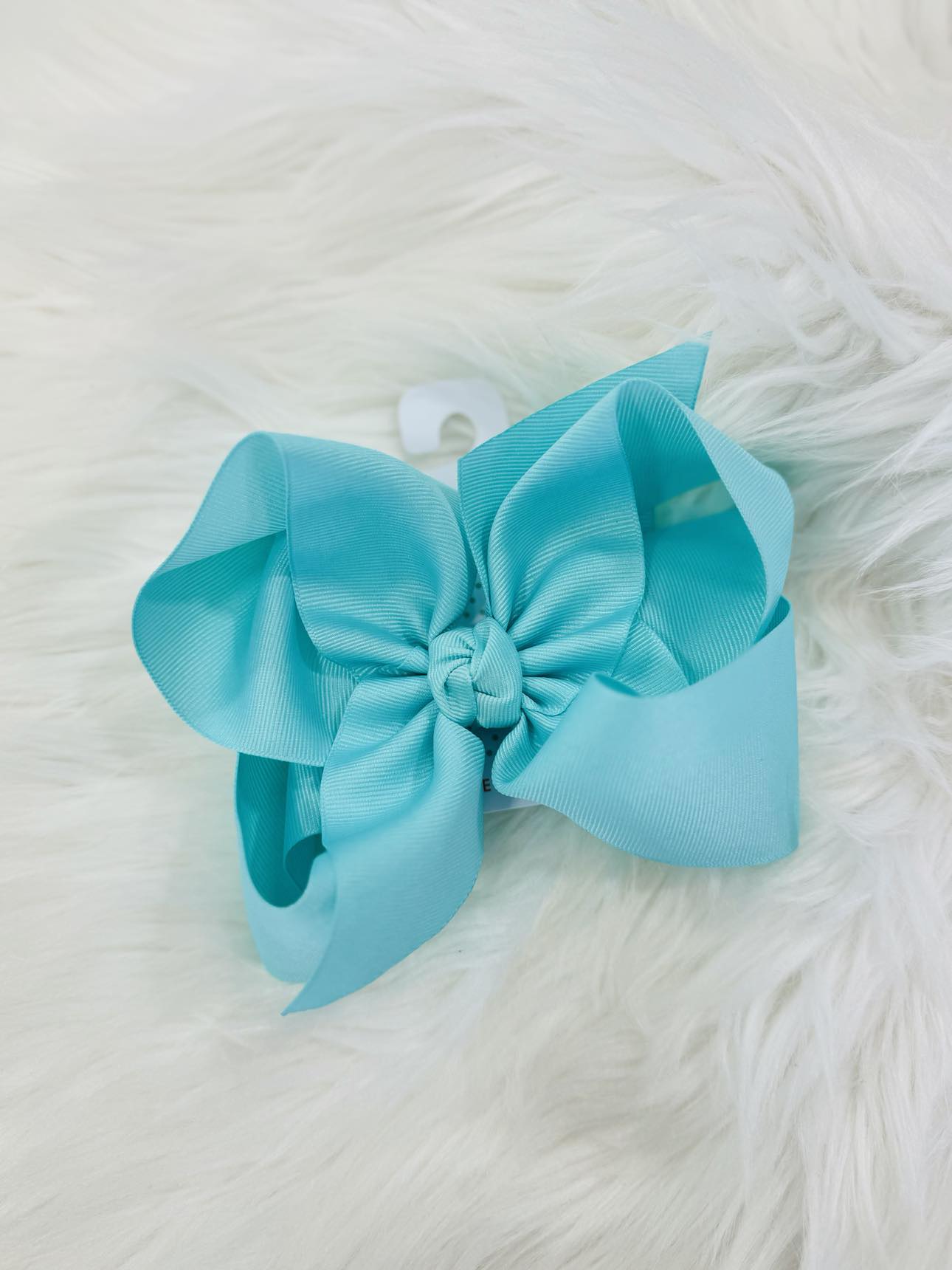 6.5" Aquamarine Bow