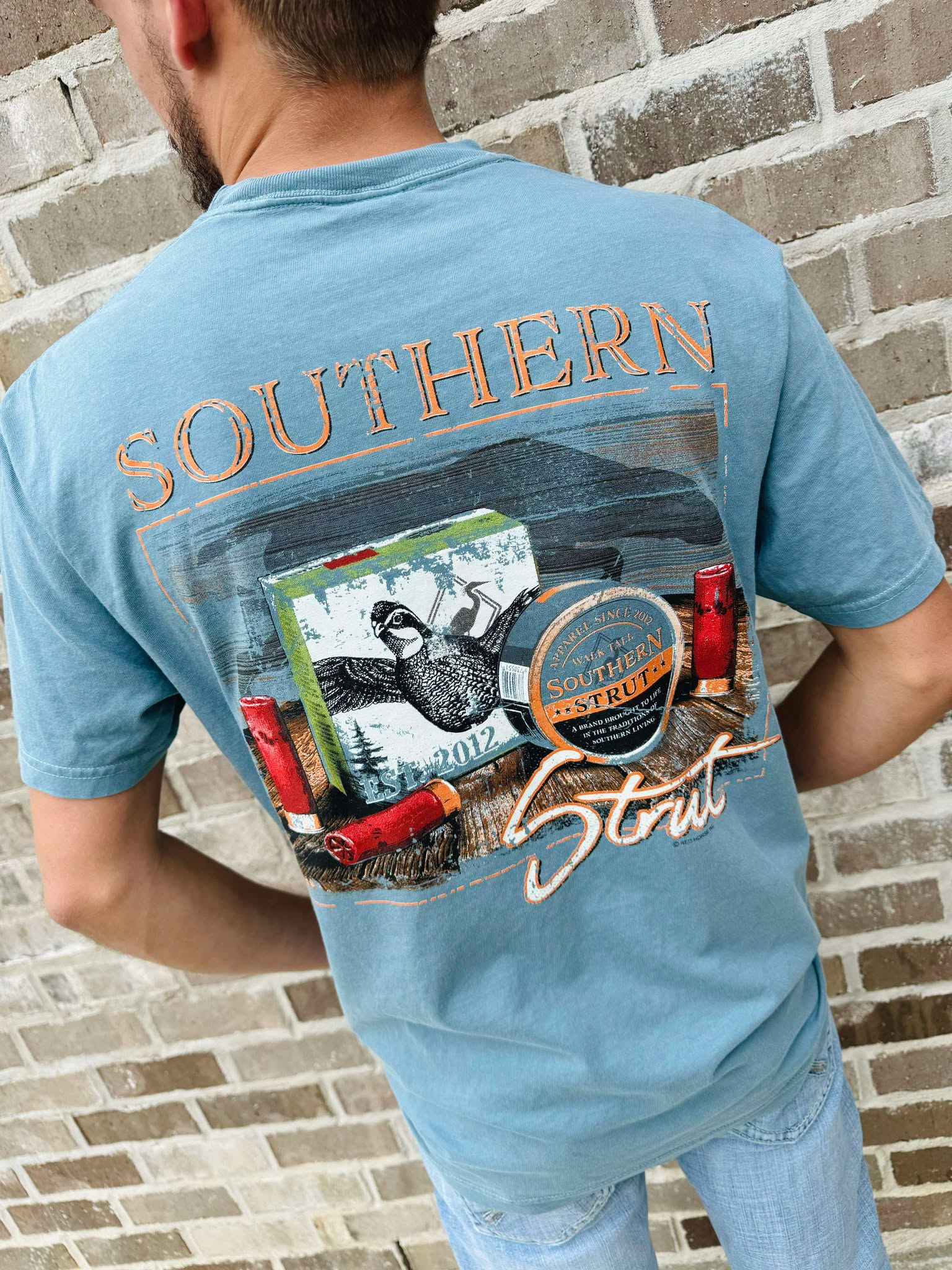 Southern Strut Quails and Shells Tee