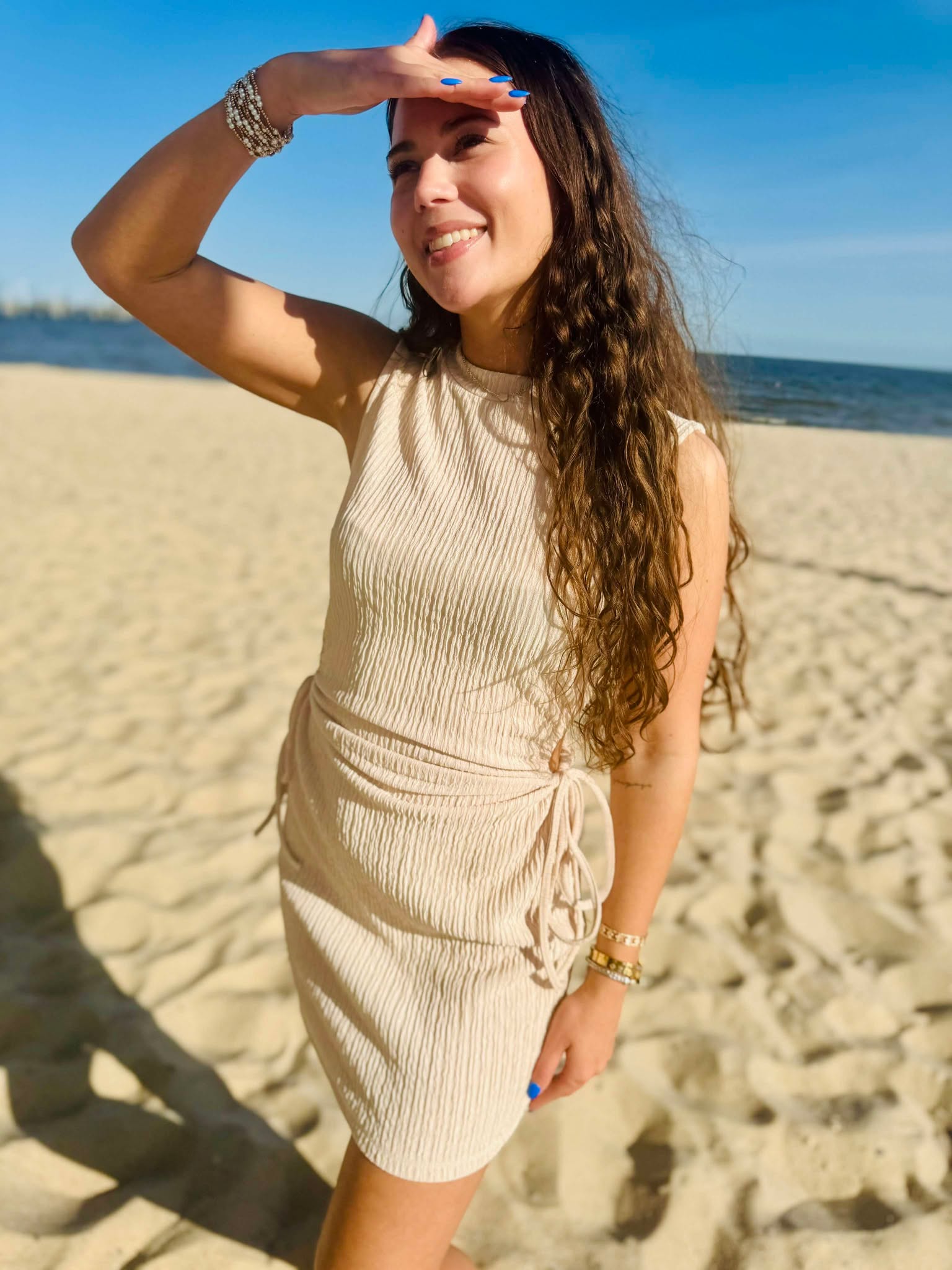 Coast Along Beige Dress