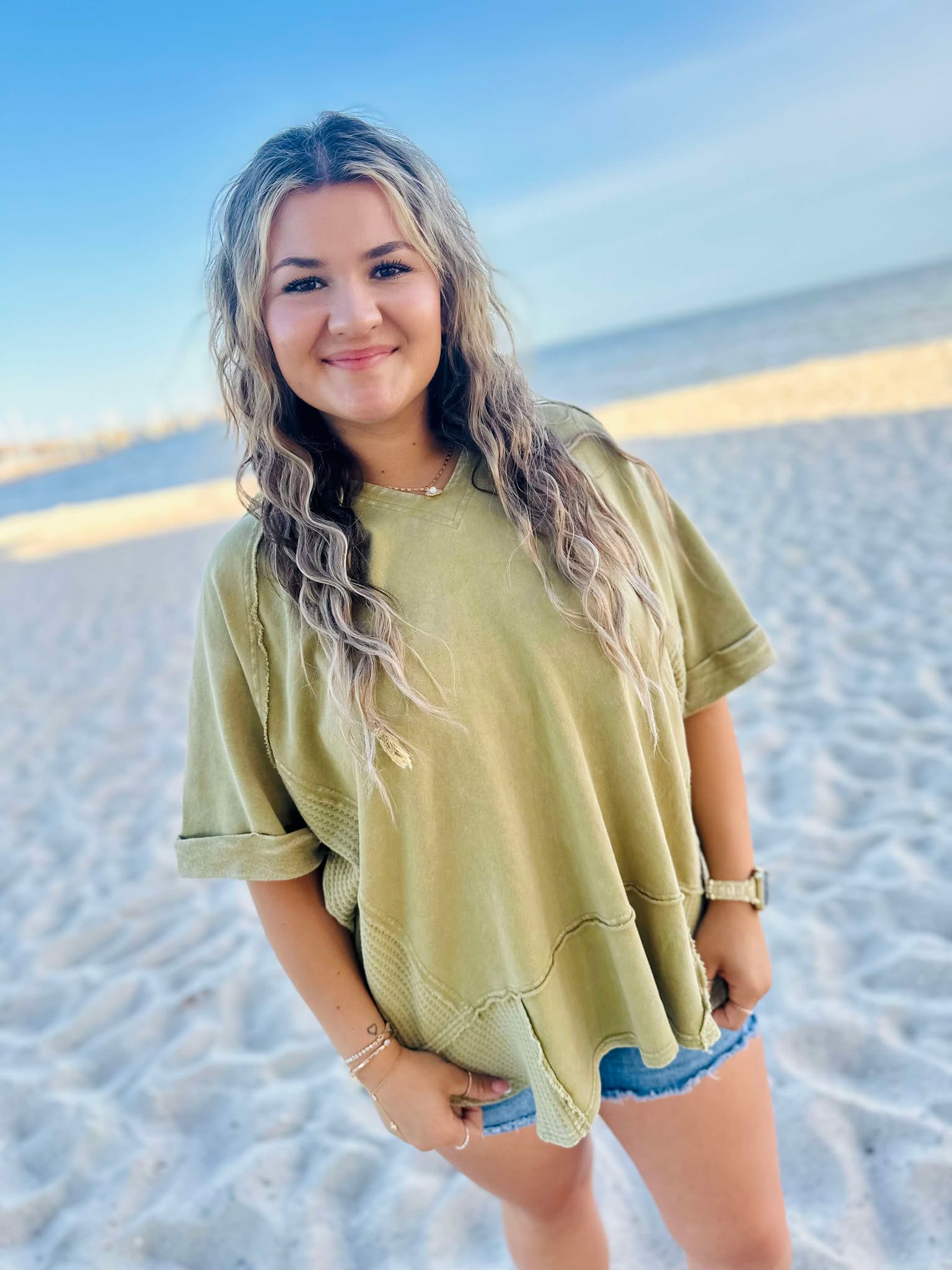 Embrace It Sleeveless Mineral Wash Hoodie
