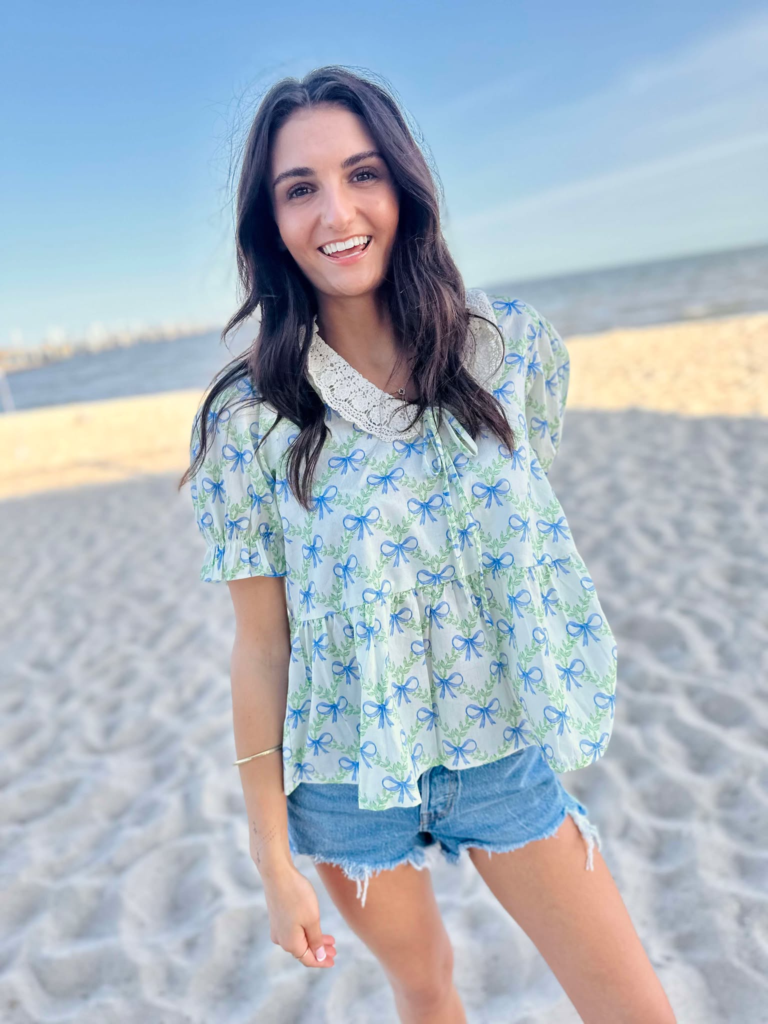 Garden Vintage Bow Top