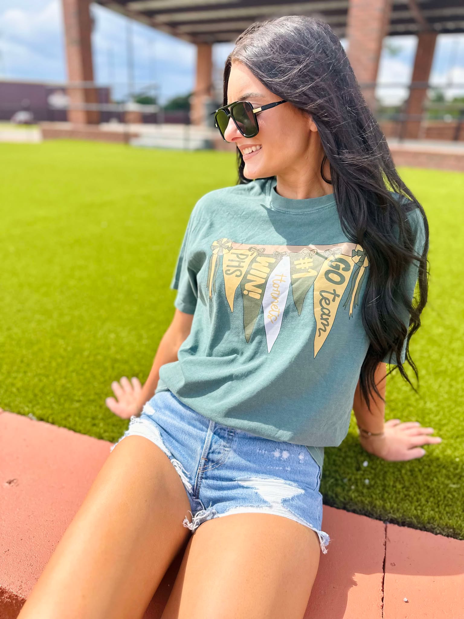 Gameday Flags School Graphic Tee #29