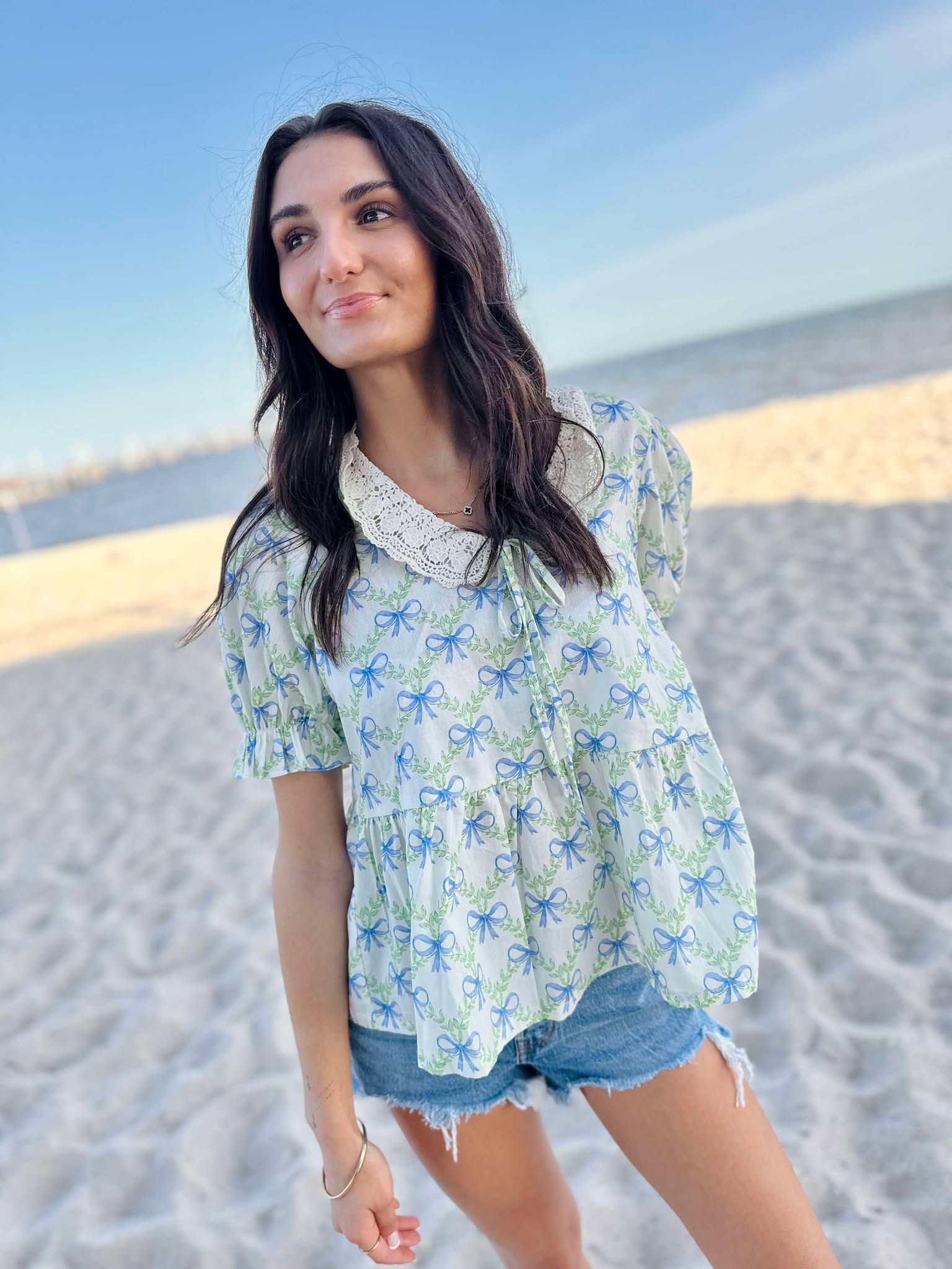 Garden Vintage Bow Top