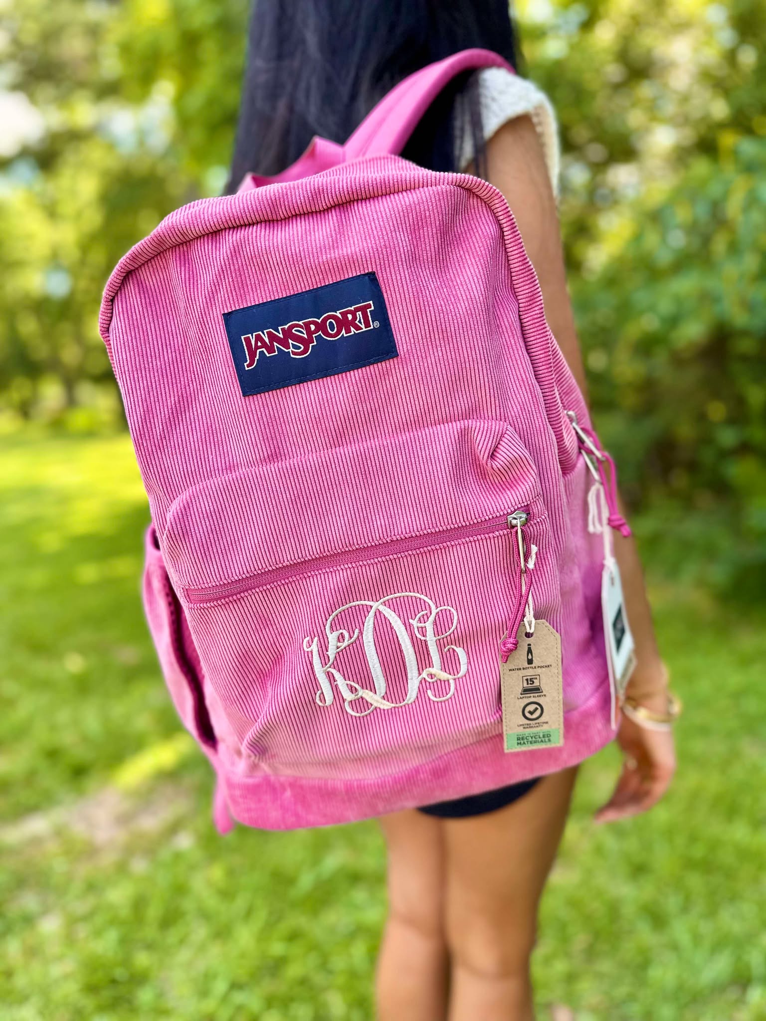 Mauve Haze Corduroy Cross Town Jansport Backpack – Dash Forward
