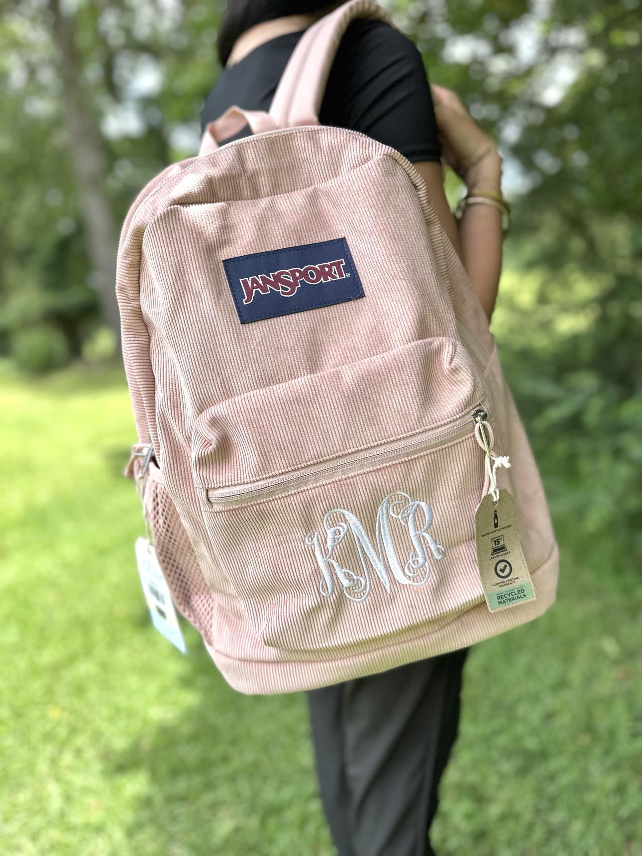 Misty Rose Corduroy Cross Town Jansport Backpack Misty Rose Corduroy Cross Town Jansport Backpack