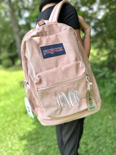 Misty Rose Corduroy Cross Town Jansport Backpack – Dash Forward