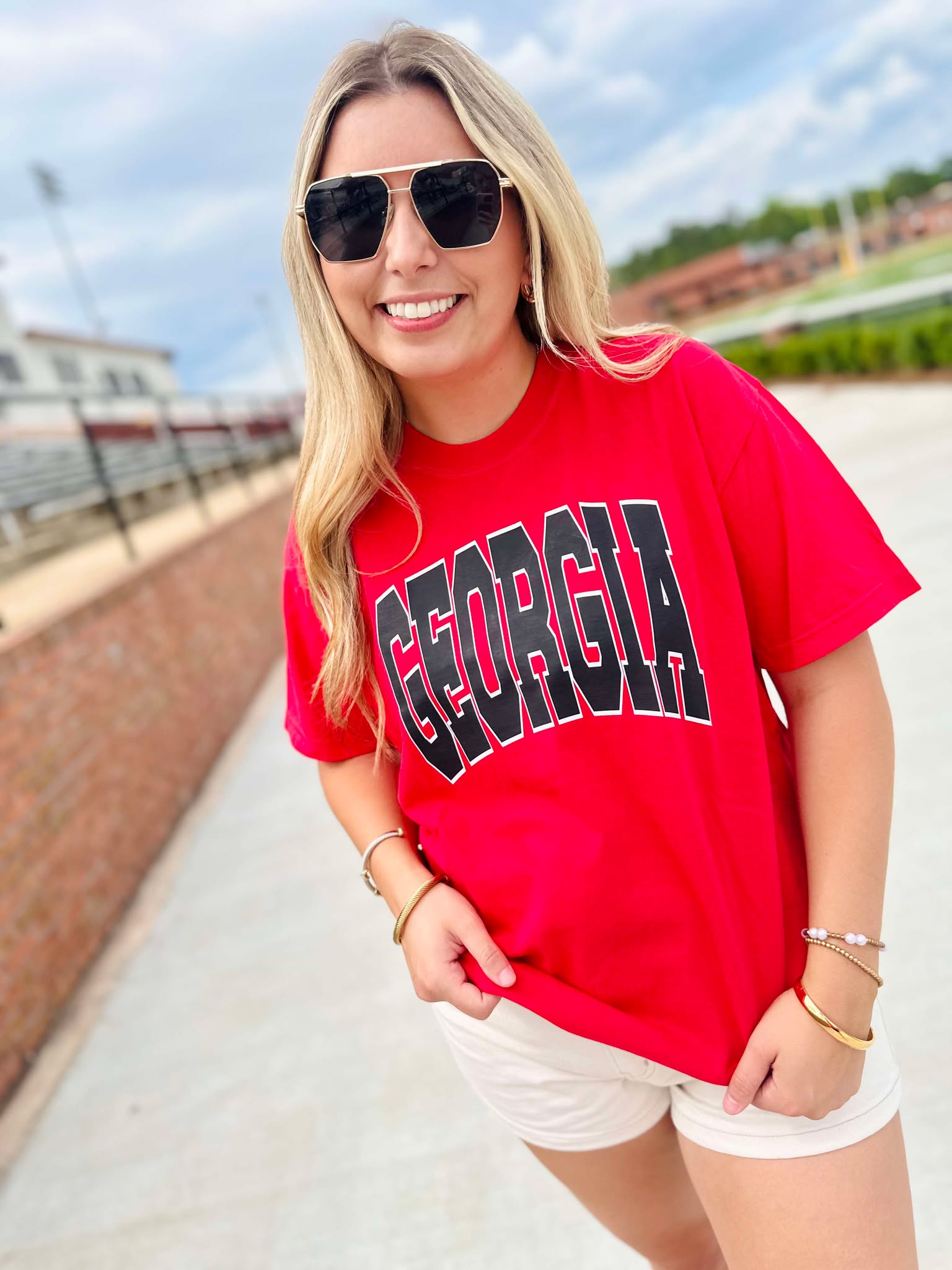 Varsity School Mascot Graphic Tee #43