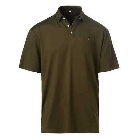Roost Solid Polo - Green