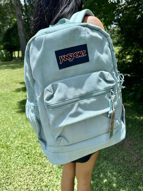 Faded Sage Corduroy Cross Town Jansport Backpack  Dash Forward