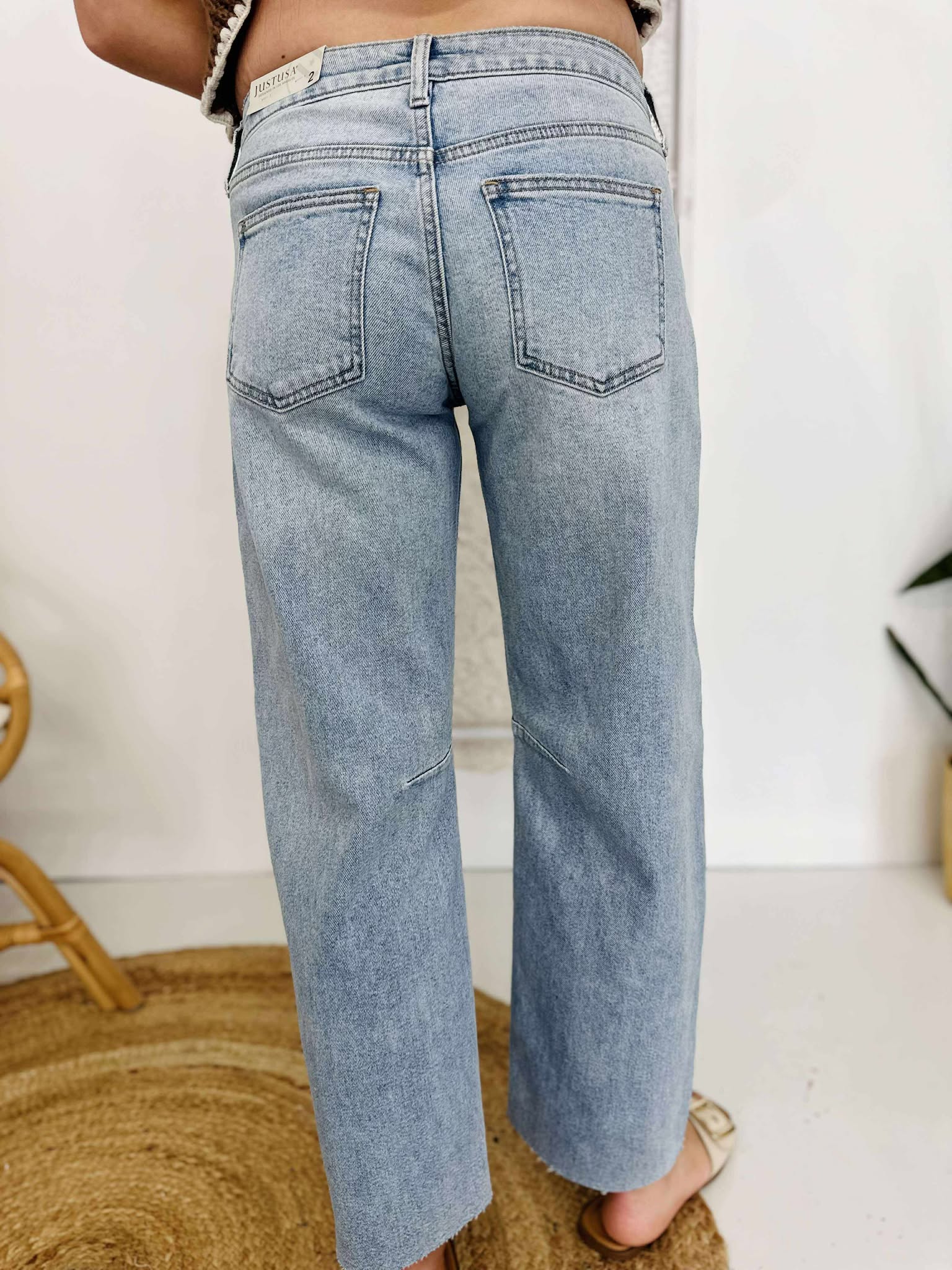 True Denim Barrel Jeans