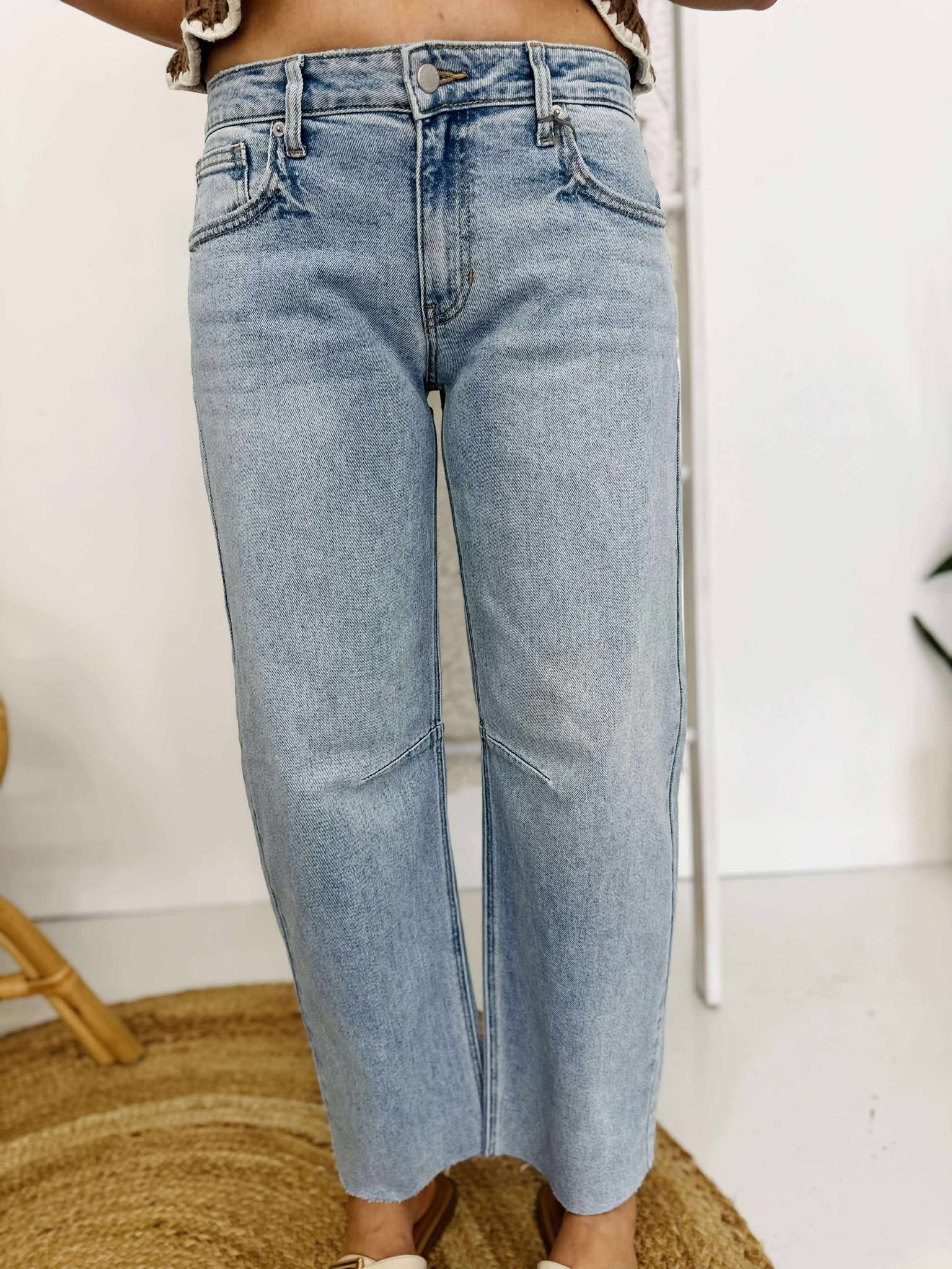 True Denim Barrel Jeans