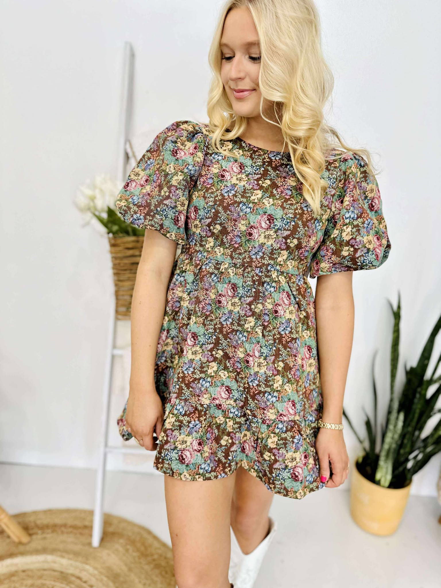 Vintage Vines Dress