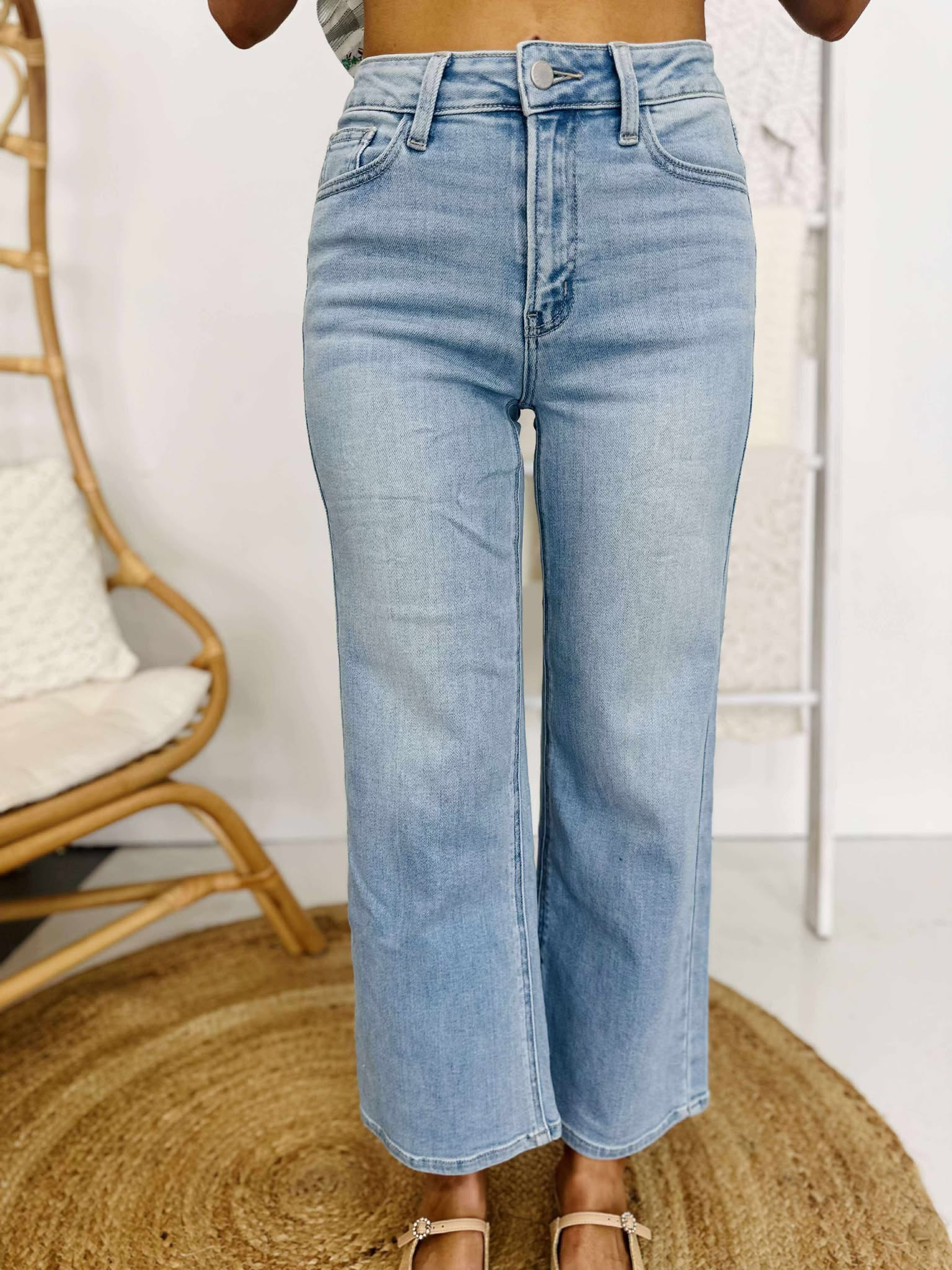 Next Stop Wide Leg Jeans
