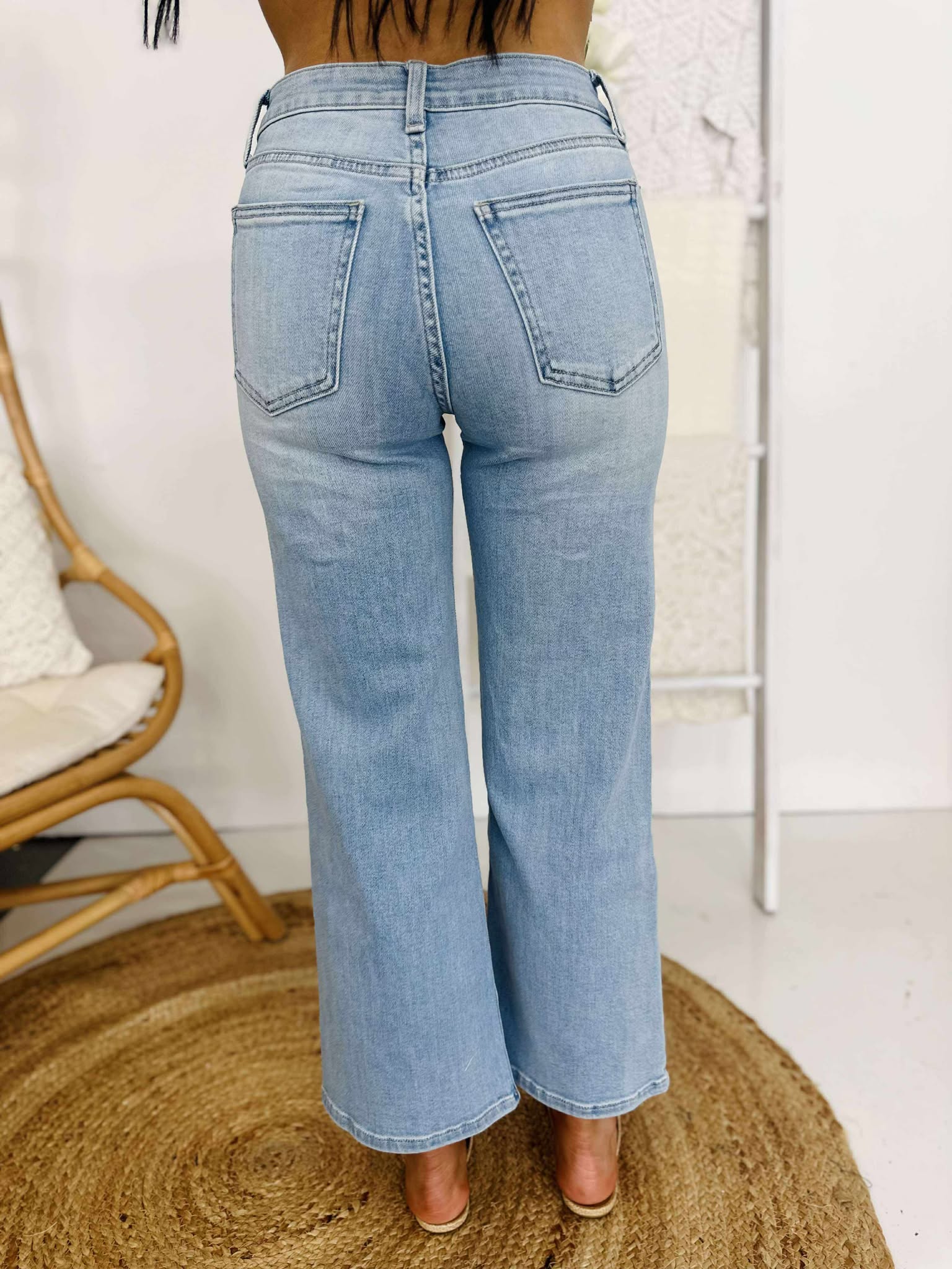 Next Stop Wide Leg Jeans