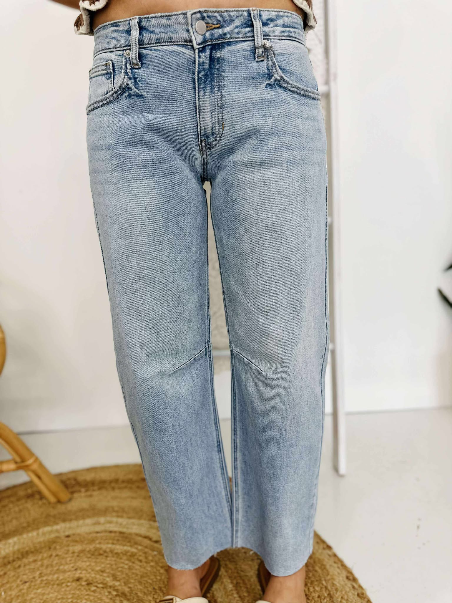 True Denim Barrel Jeans