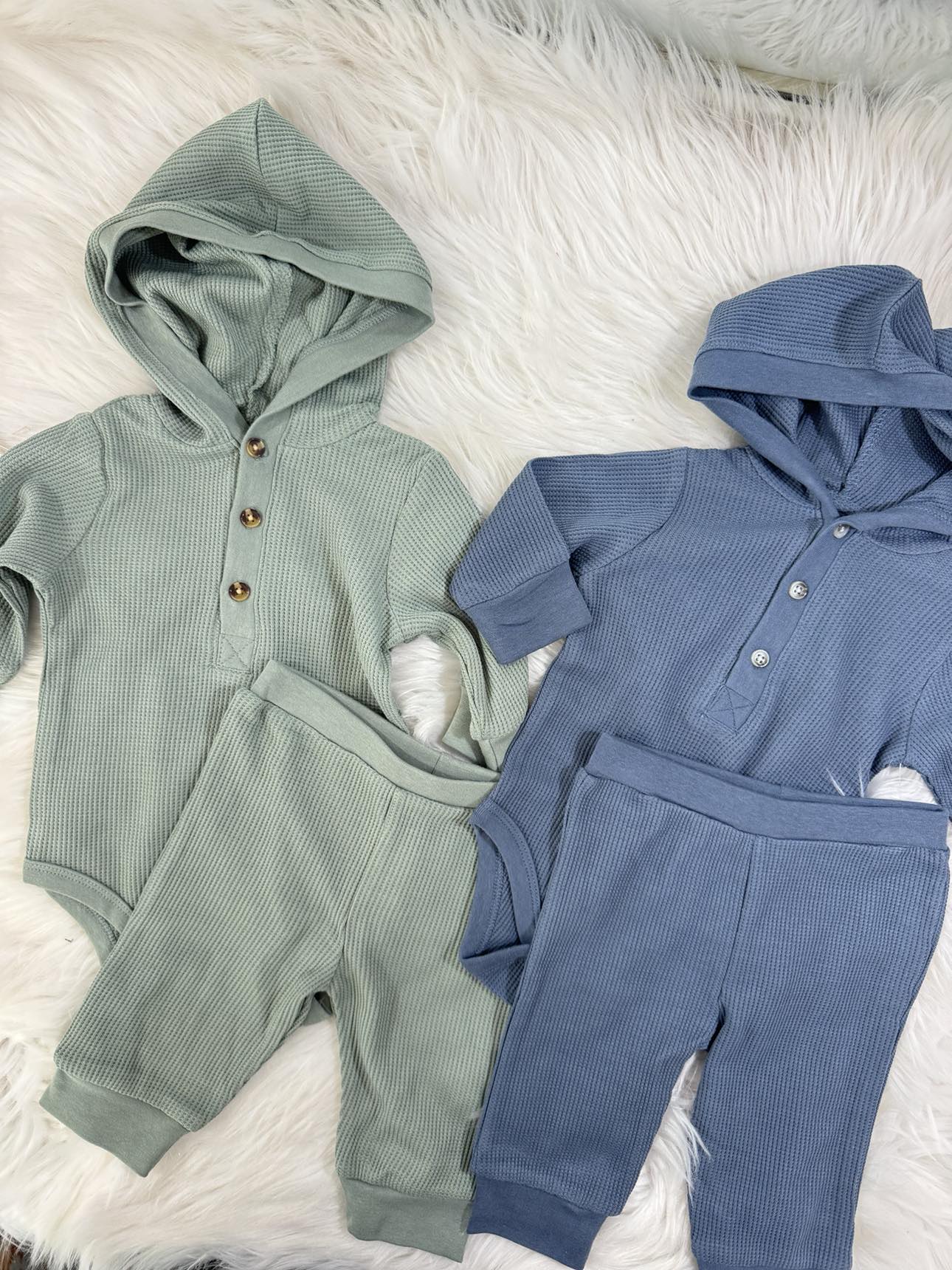 Baby Boy Hooded Pants Set