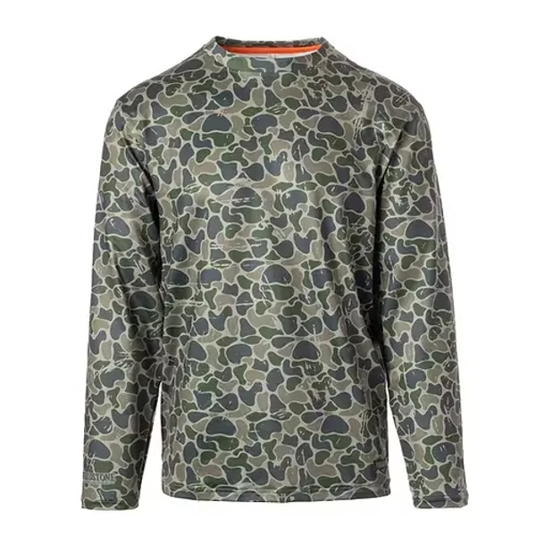 Fieldstone Backwoods Camo Dry-fit L/S Pocketed Tee