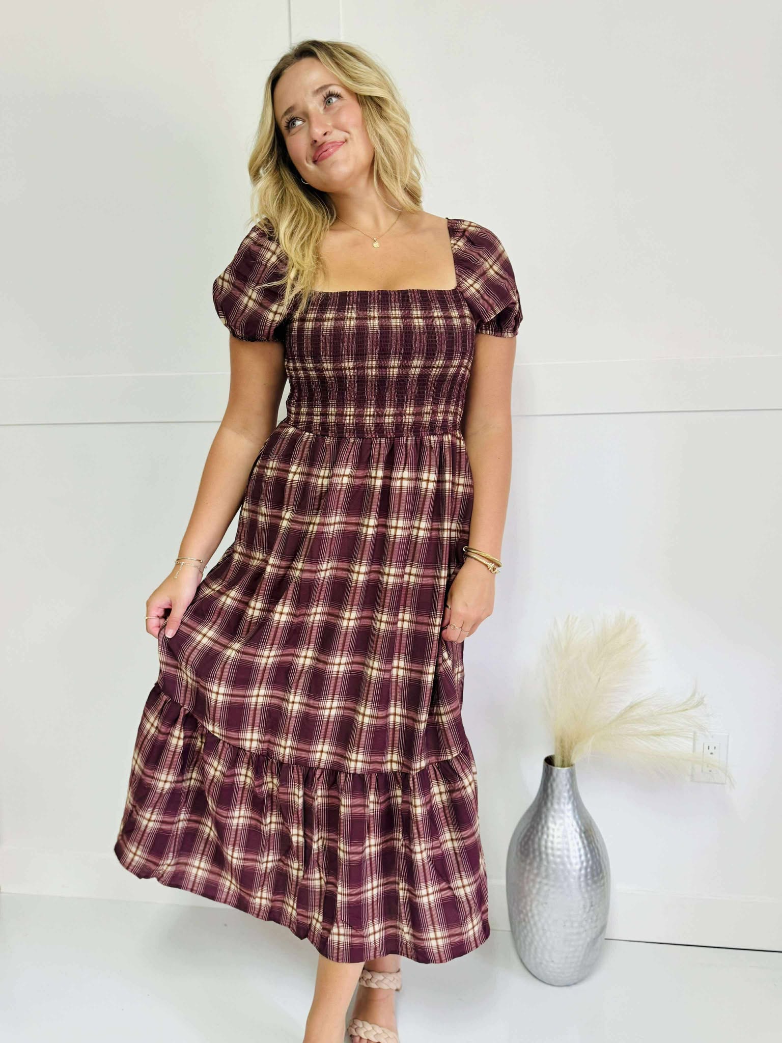 Feeling Fall Midi Dress