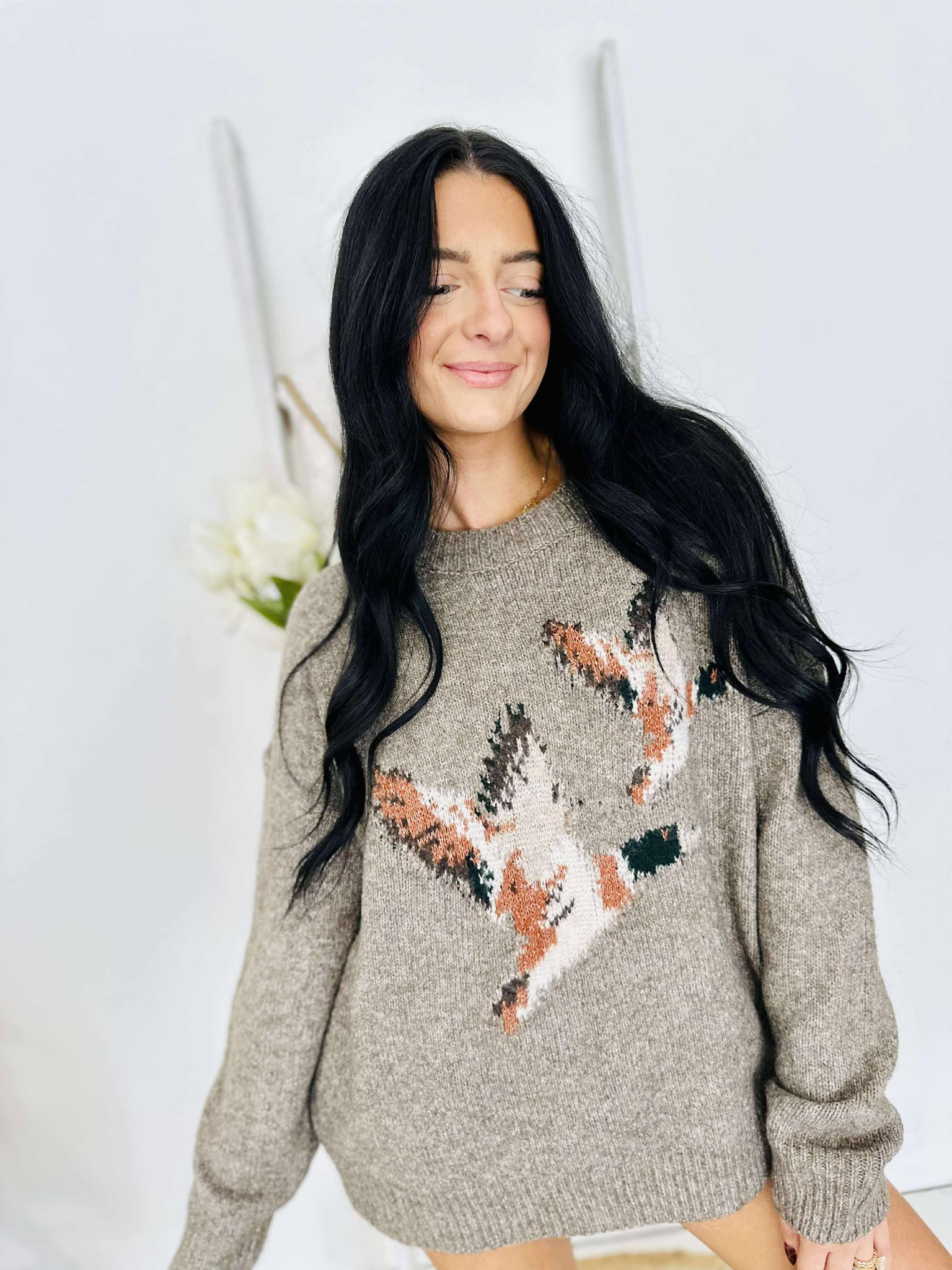 Flying Duck Knit Sweater