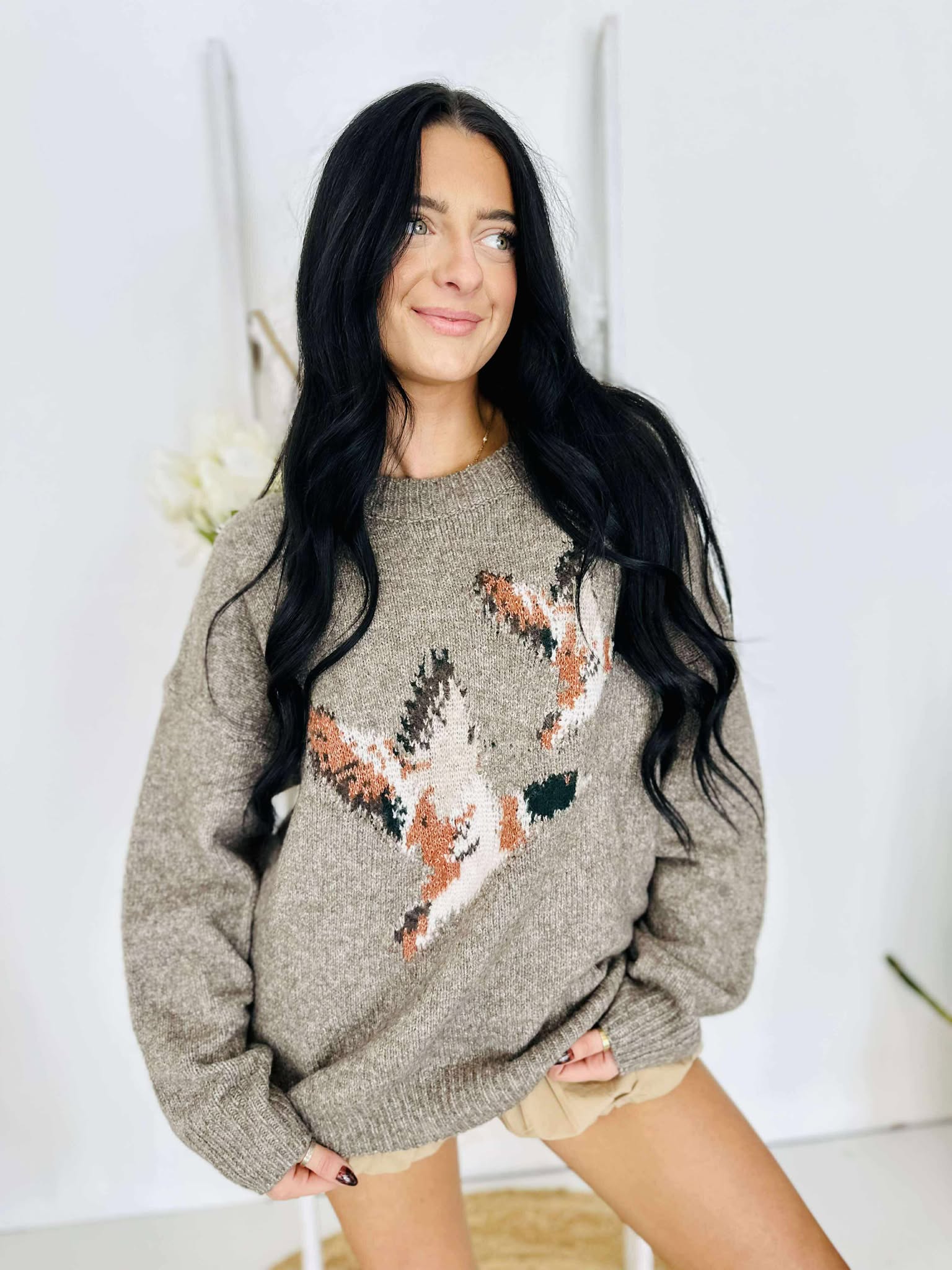 Flying Duck Knit Sweater