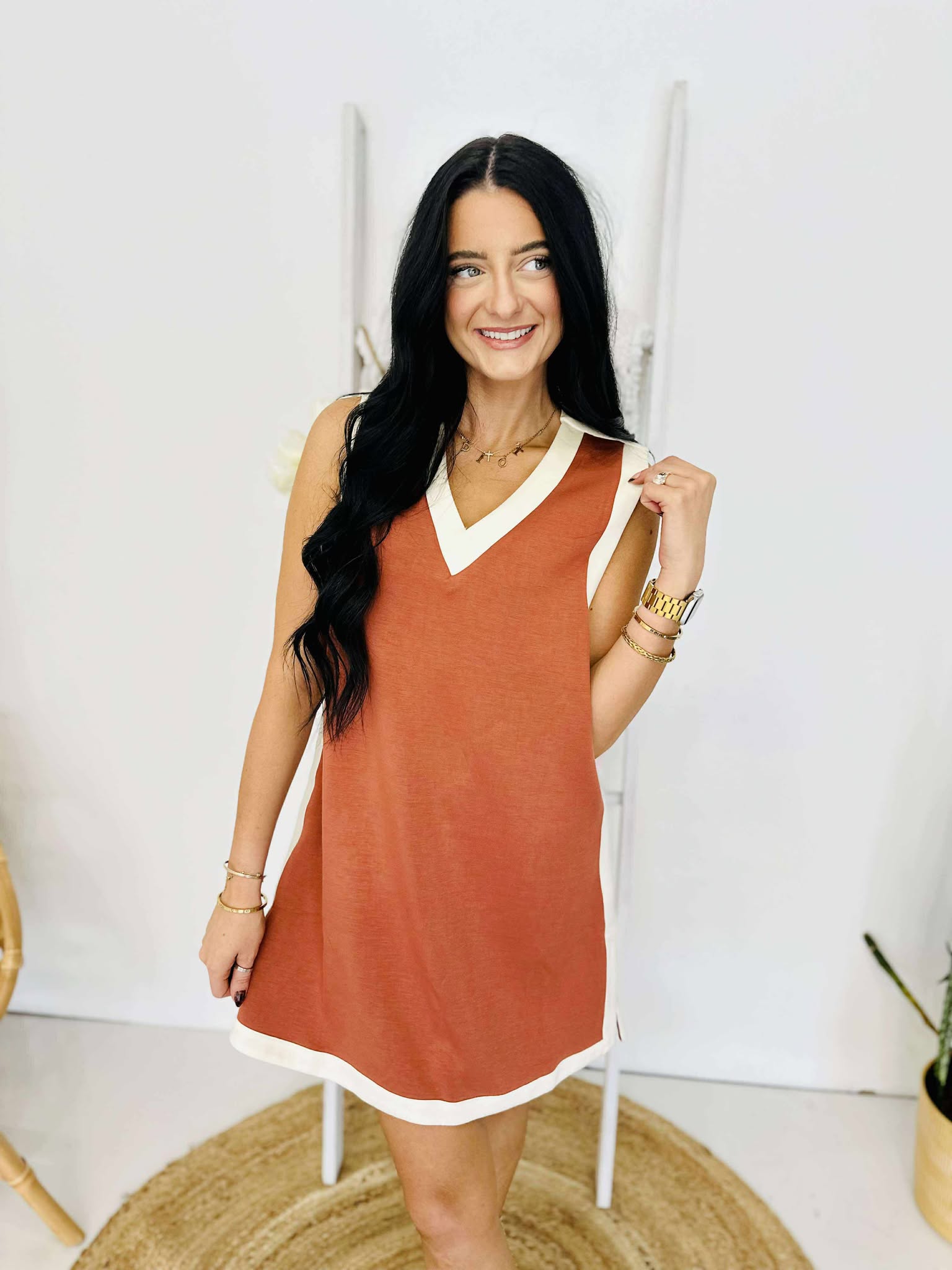 Trendy & Chic Clay Dress
