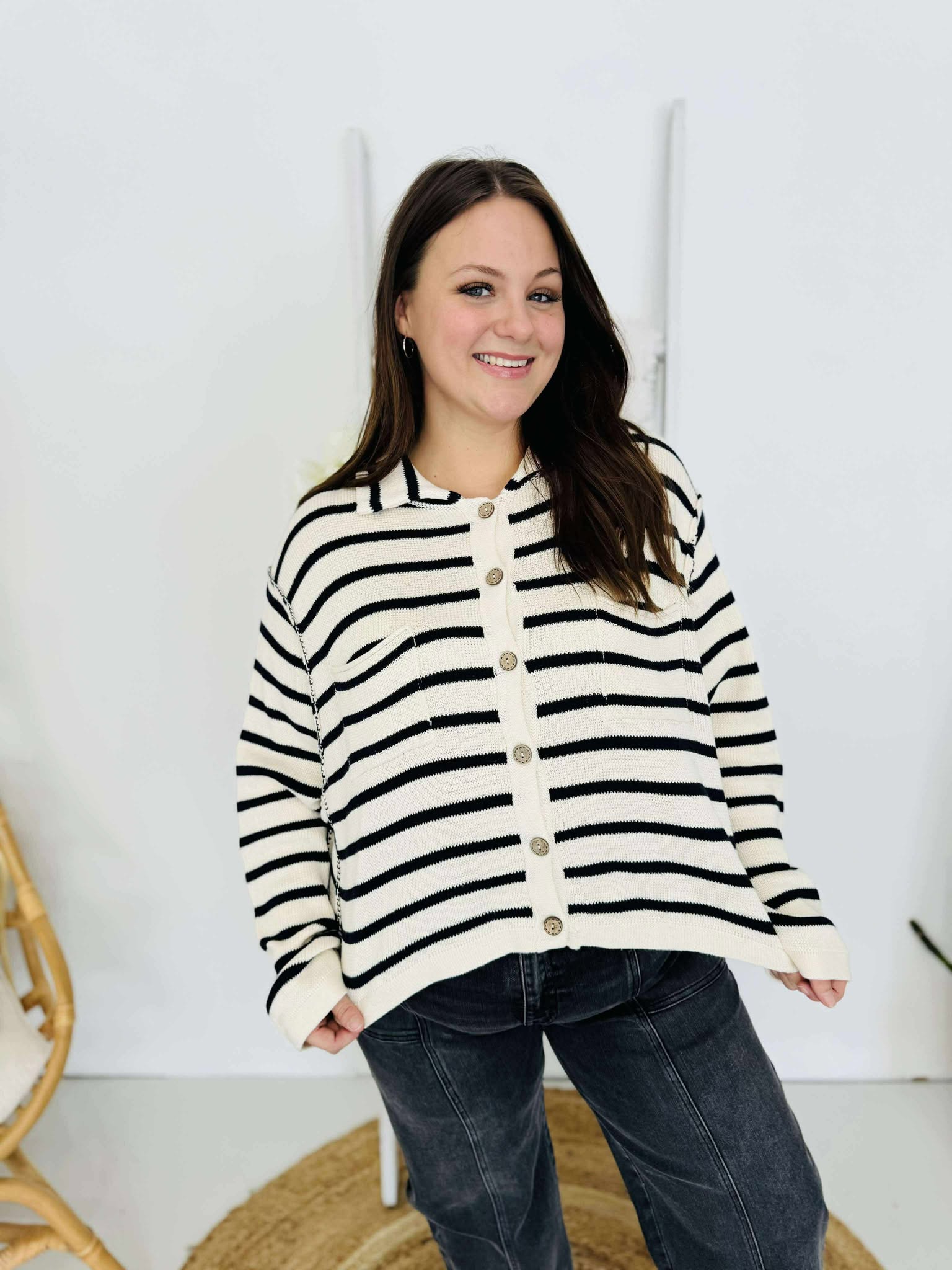 Secret Striped Sweater