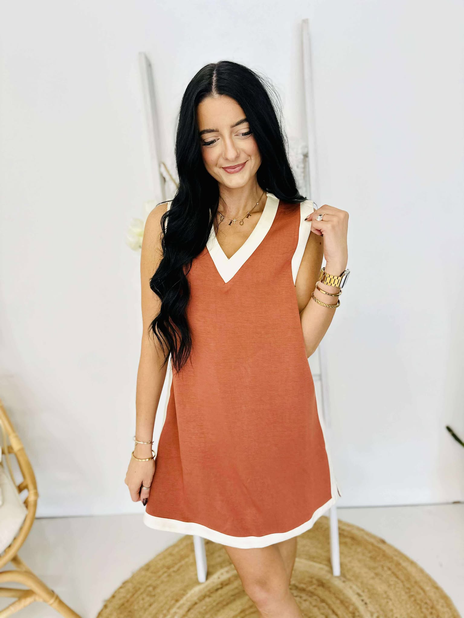 Trendy & Chic Clay Dress