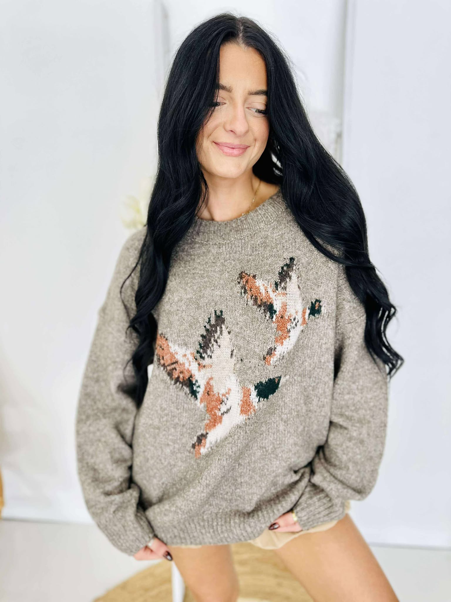 Flying Duck Knit Sweater