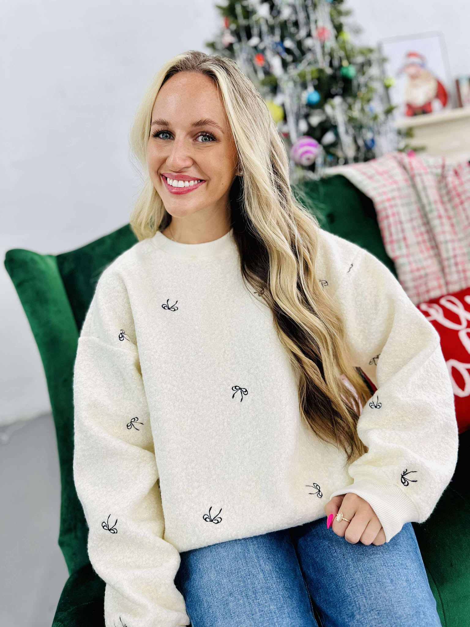 Sweet Coquette Sherpa Pullover