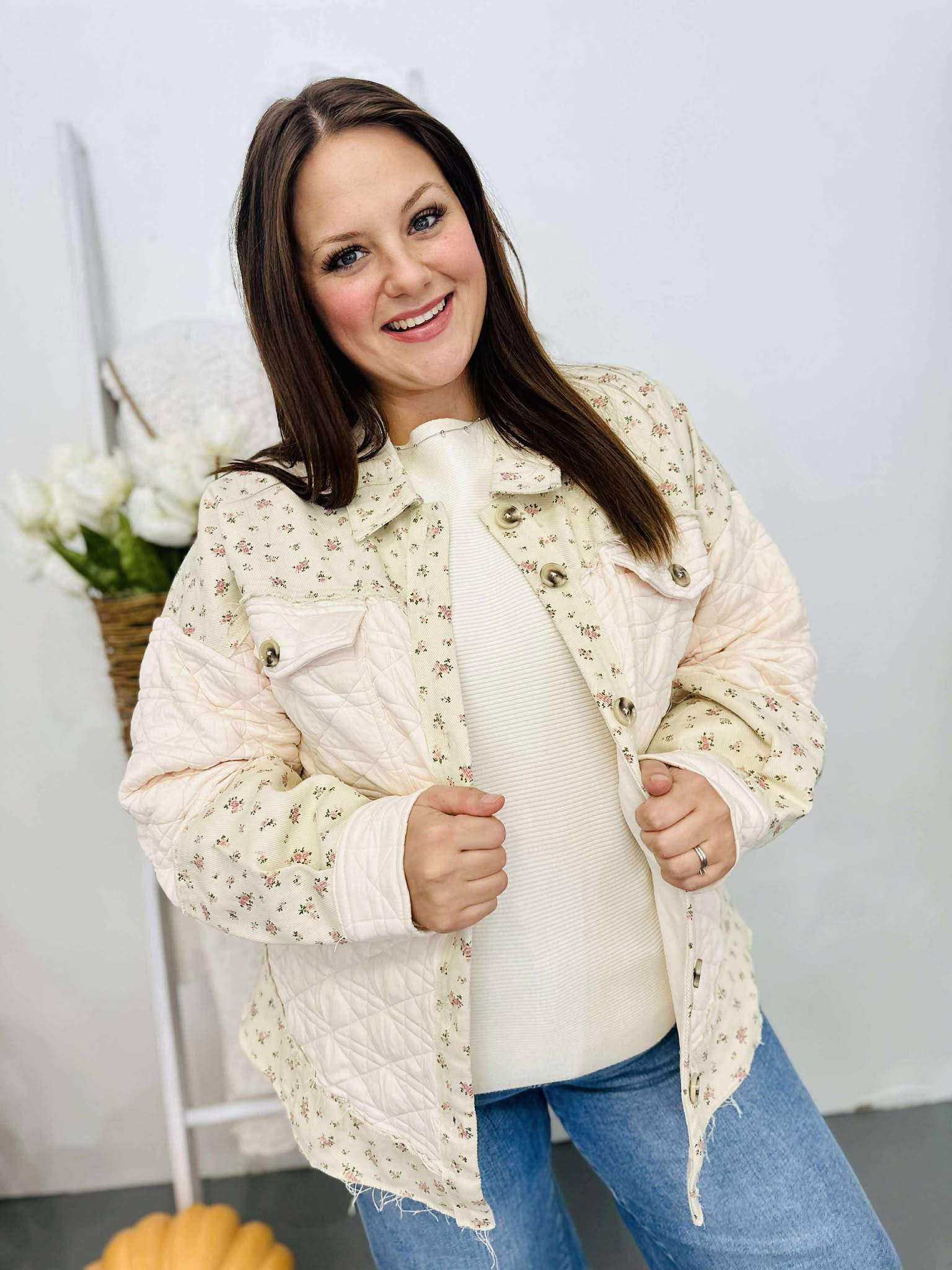 Sweet Floral Shacket