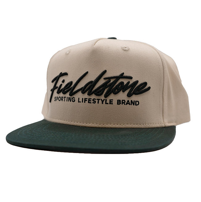 Fieldstone Canvas Green Bill Hat