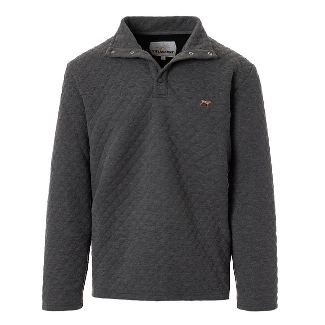 Fieldstone Youth Diamond Patterned Pullover - Grey