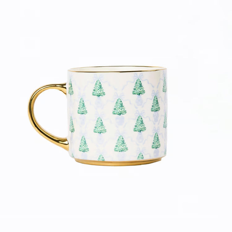 Cafe Mug - Winter Pines