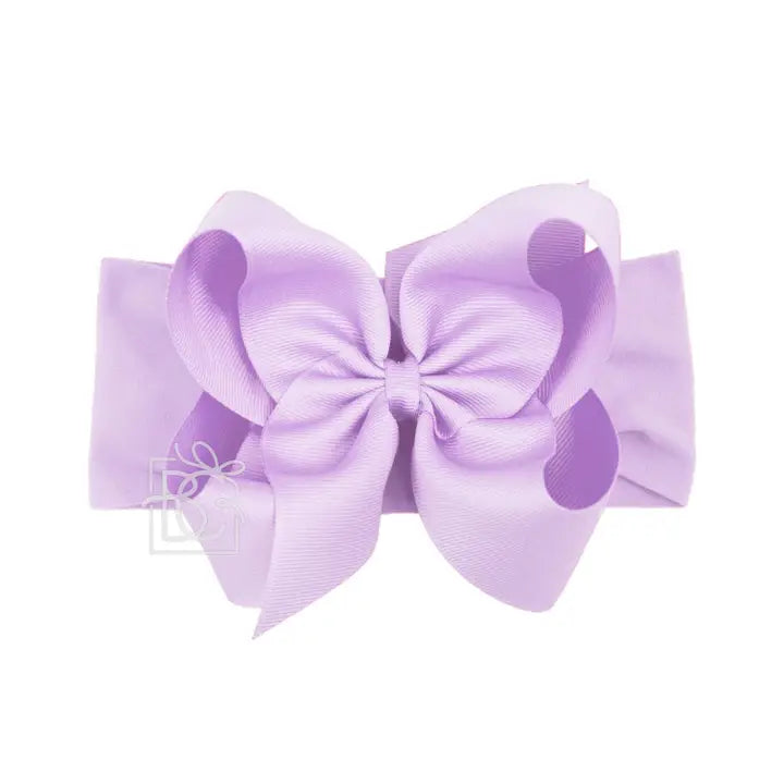5.5" Wide Pantyhose Headband - Orchid
