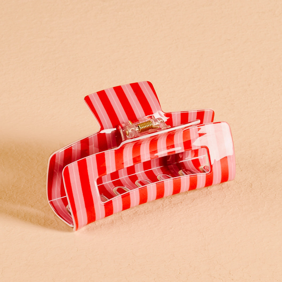 Claw Clip - Peppermint Stripes