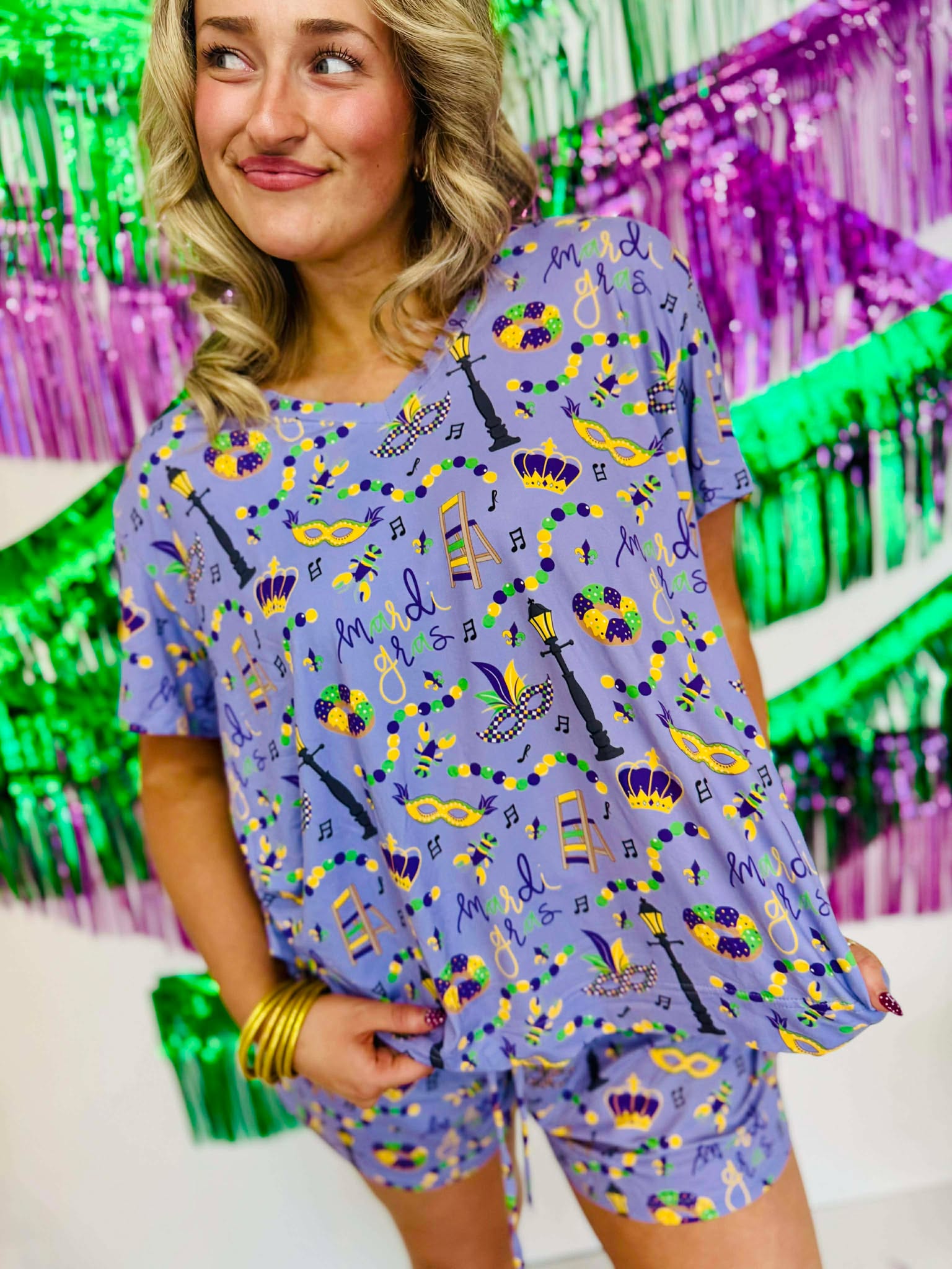 Mardi Gras Krewe Pj Set