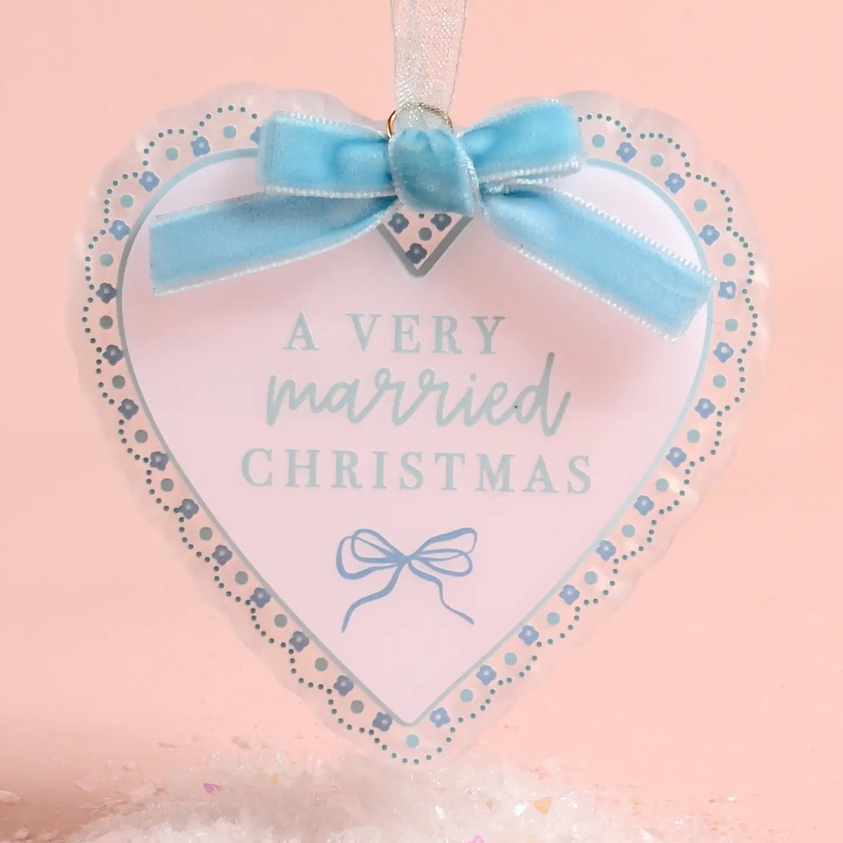 Acrylic Ornament - A Very Married Christmas