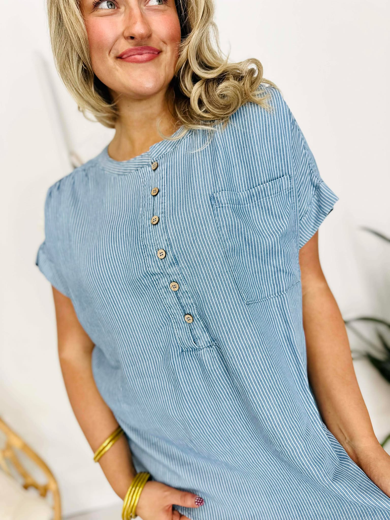 Springtime Soul Striped Blouse