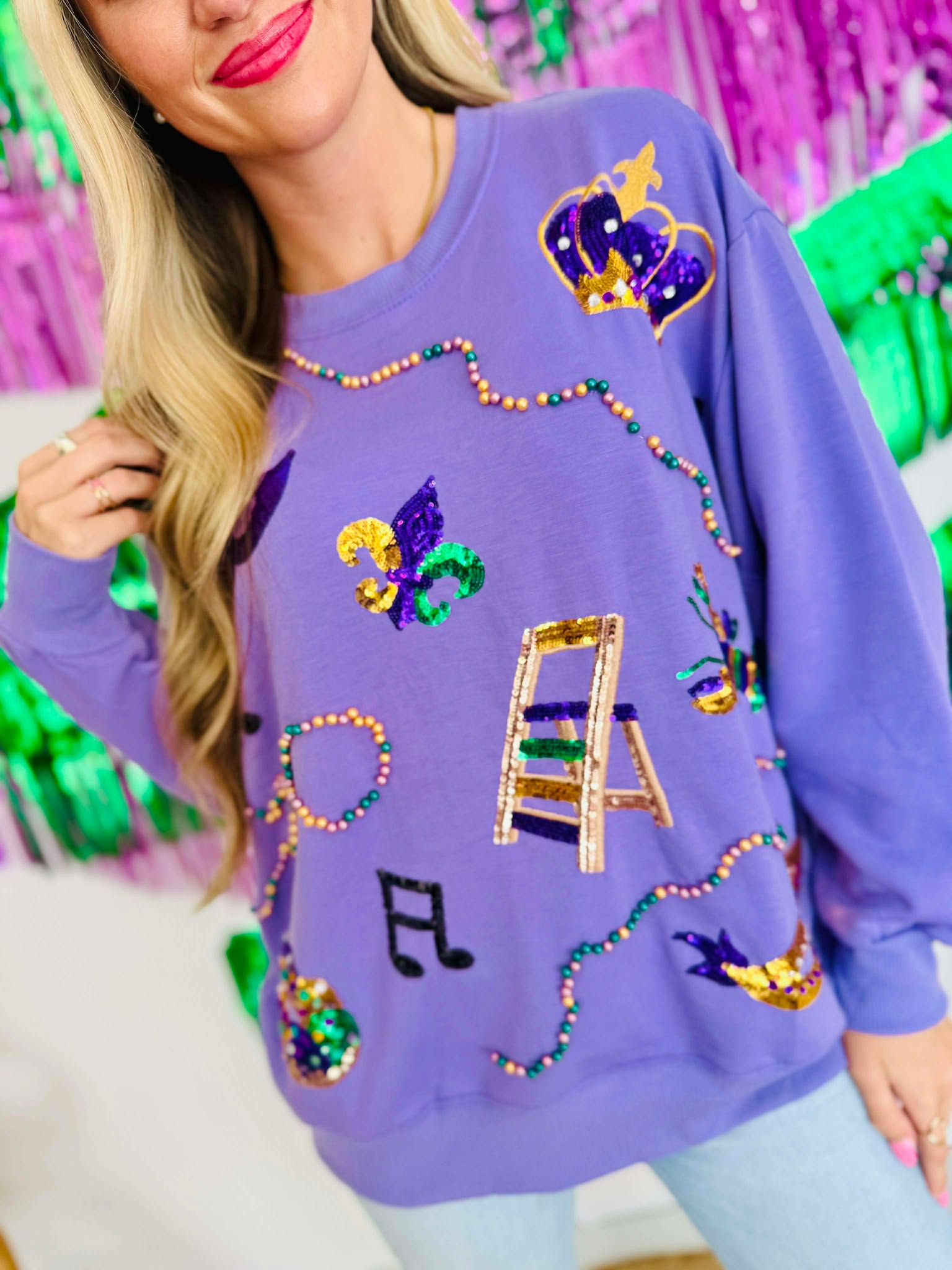 Mardi Gras Mambo Sweatshirt