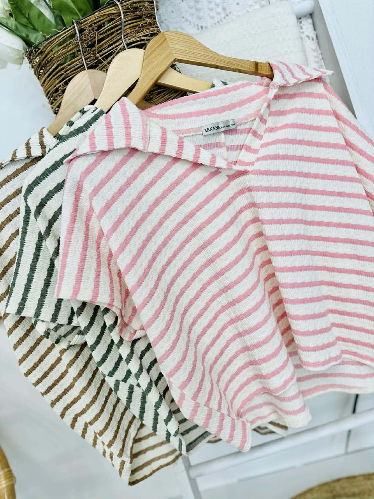 Easy Look Striped Blouse