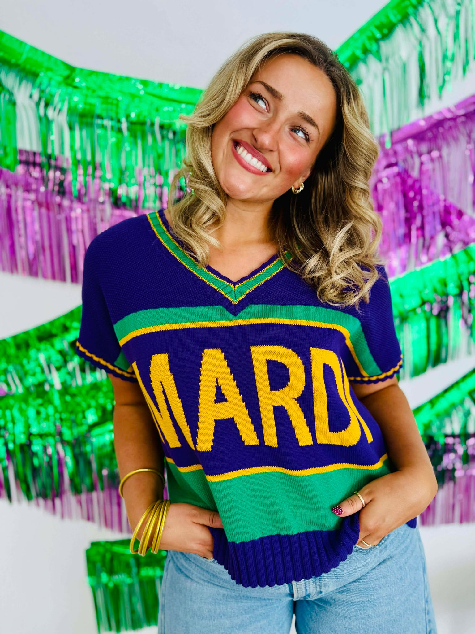 Mardi Varsity Sleeveless Top